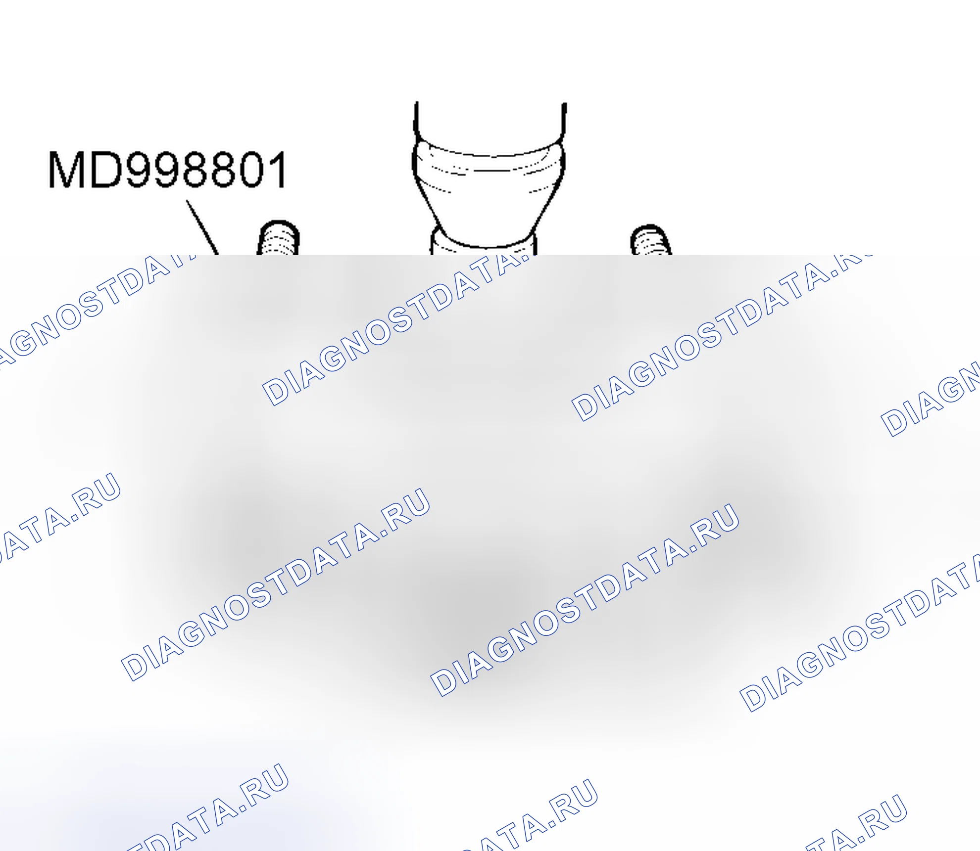 Рис. 853: < < A > > ДЕМОНТАЖ КОНИЧЕСКОГО РОЛИКОПОДШИПНИКА. Mitsubishi Lancer IX рестайлинг