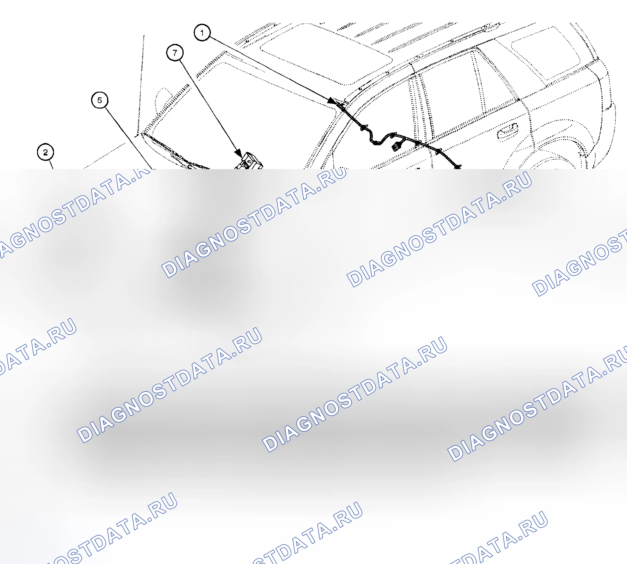 Рис. 5: РАСПОЛОЖЕНИЕ КОМПОНЕНТОВ АНТИБЛОКИРОВОЧНОЙ ТОРМОЗНОЙ СИСТЕМЫ (АБС). Kia Rio I