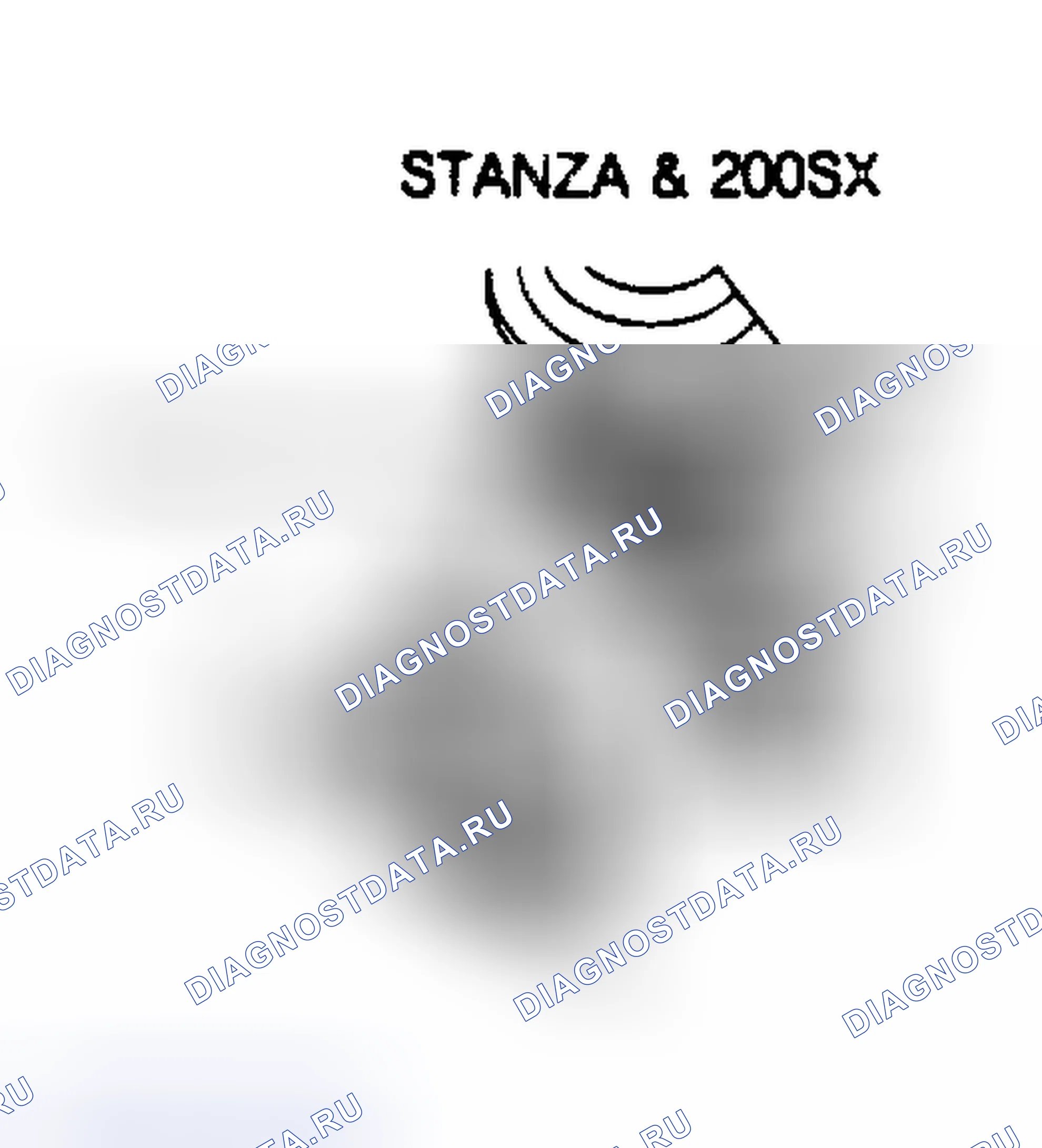 Рис. 4: Проверка массы блока зажигания Stanza и 200SX IC Подключите положительный провод, как показано на рисунке.. Nissan 200SX S12