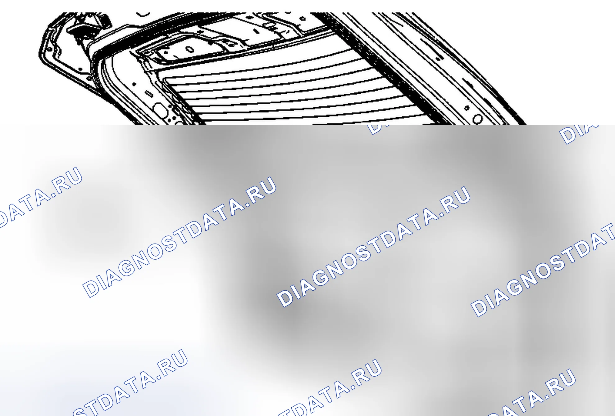 Рис. 21: Замена датчика угла подъема. Cadillac SRX II