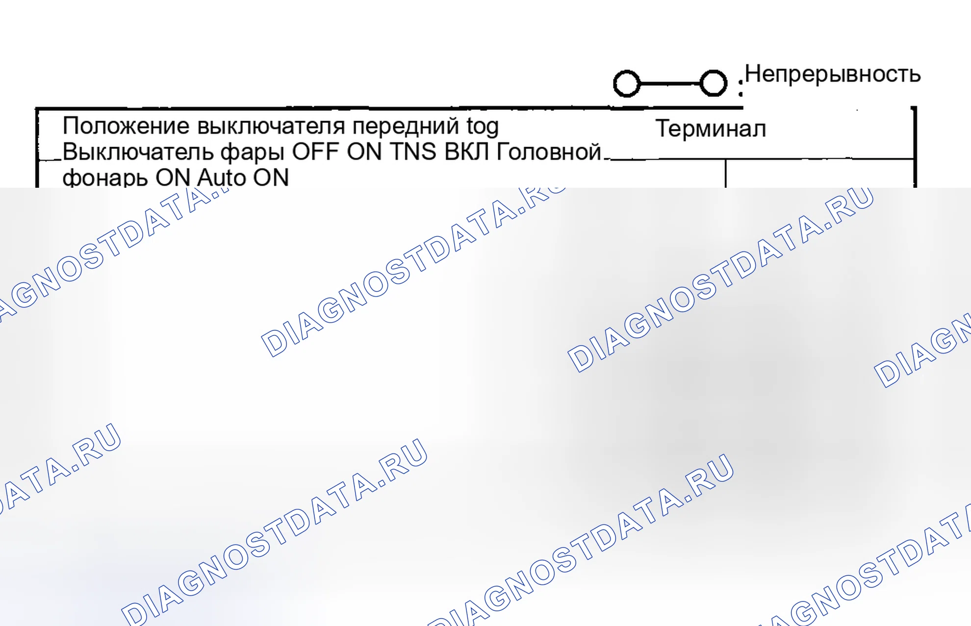 Рис. 51: ПРОВЕРКА ПЕРЕКЛЮЧАТЕЛЯ ПЕРЕДНЕГО ПРОТИВОТУМАННОГО ФОНАРЯ. Mazda 5 I