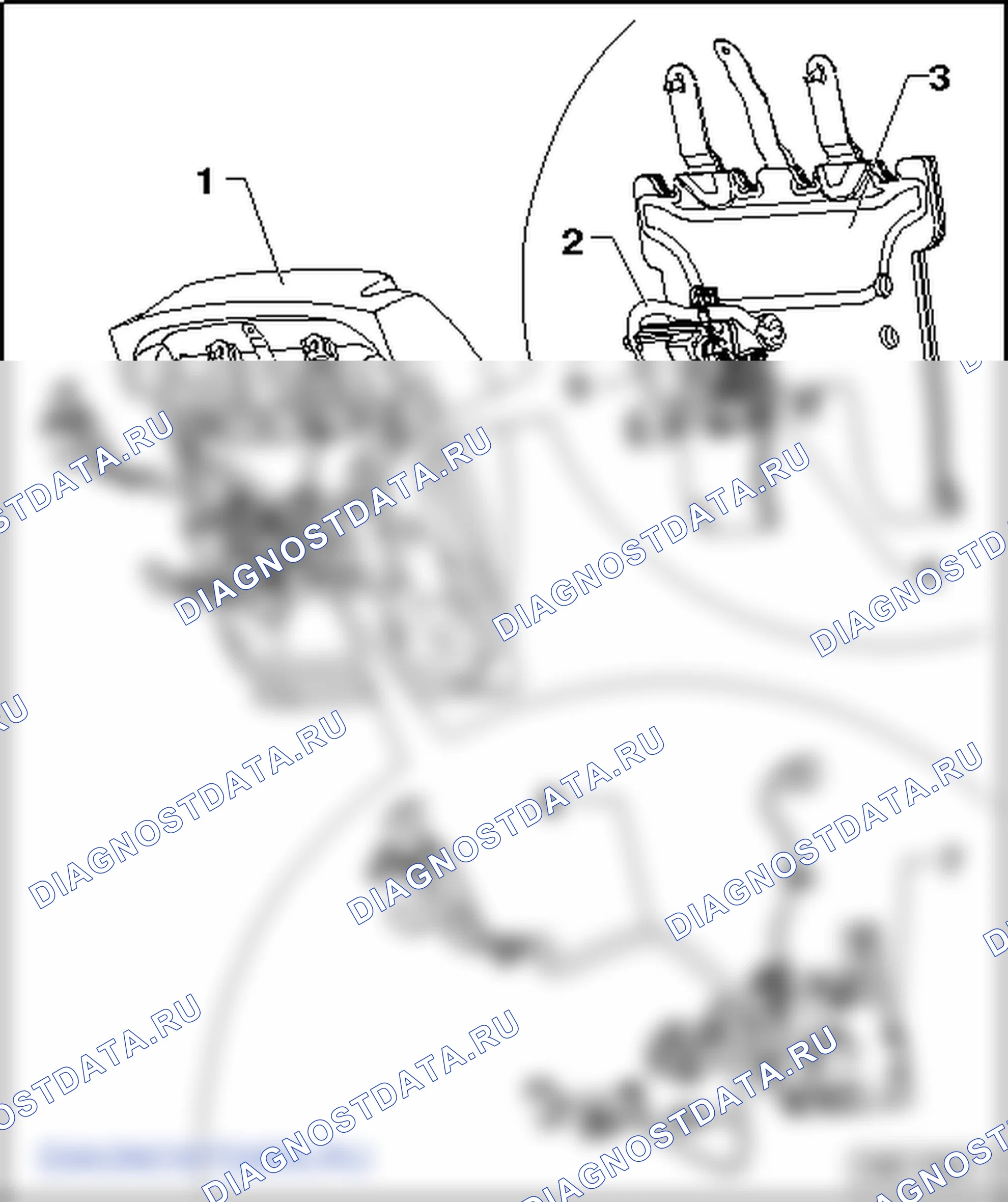 Распознавание занятости сиденья (США). Volkswagen Golf Mk5