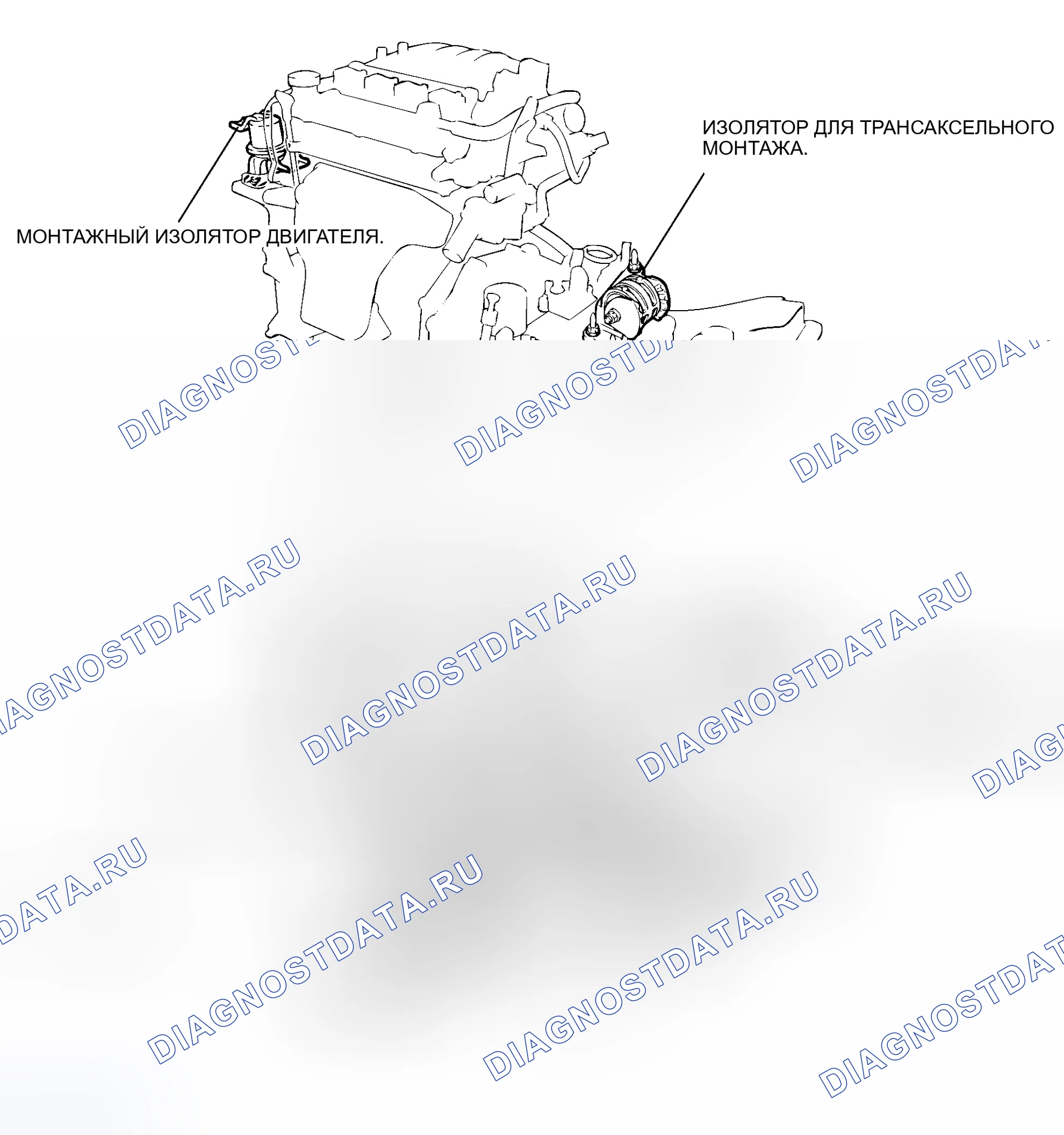 Рис. 547: СХЕМА КОНСТРУКЦИИ <2,0 Л ДВИГАТЕЛЬ>. Mitsubishi Lancer Evolution IX