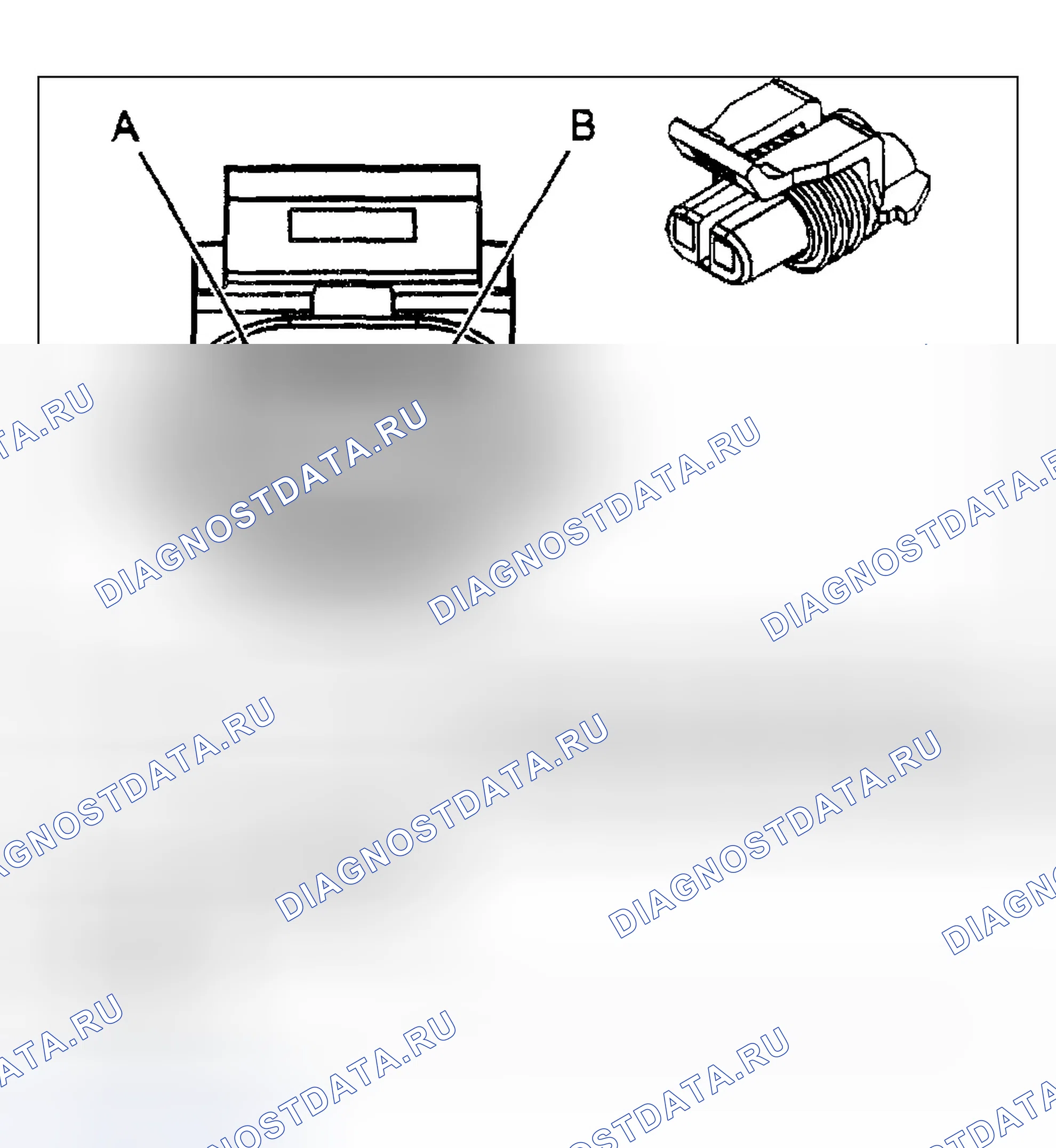 Рис. 17: Hood Ajar выключатель (экспорт). Chevrolet TrailBlazer I