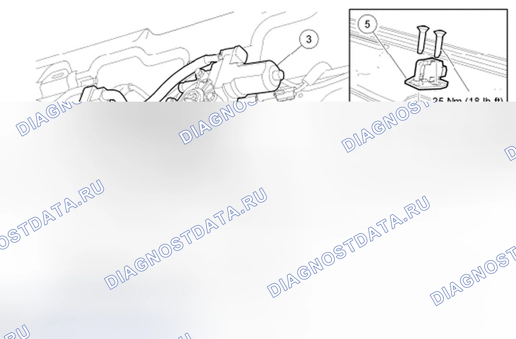 Рис. 48: Питание дверь багажника. Ford Expedition III