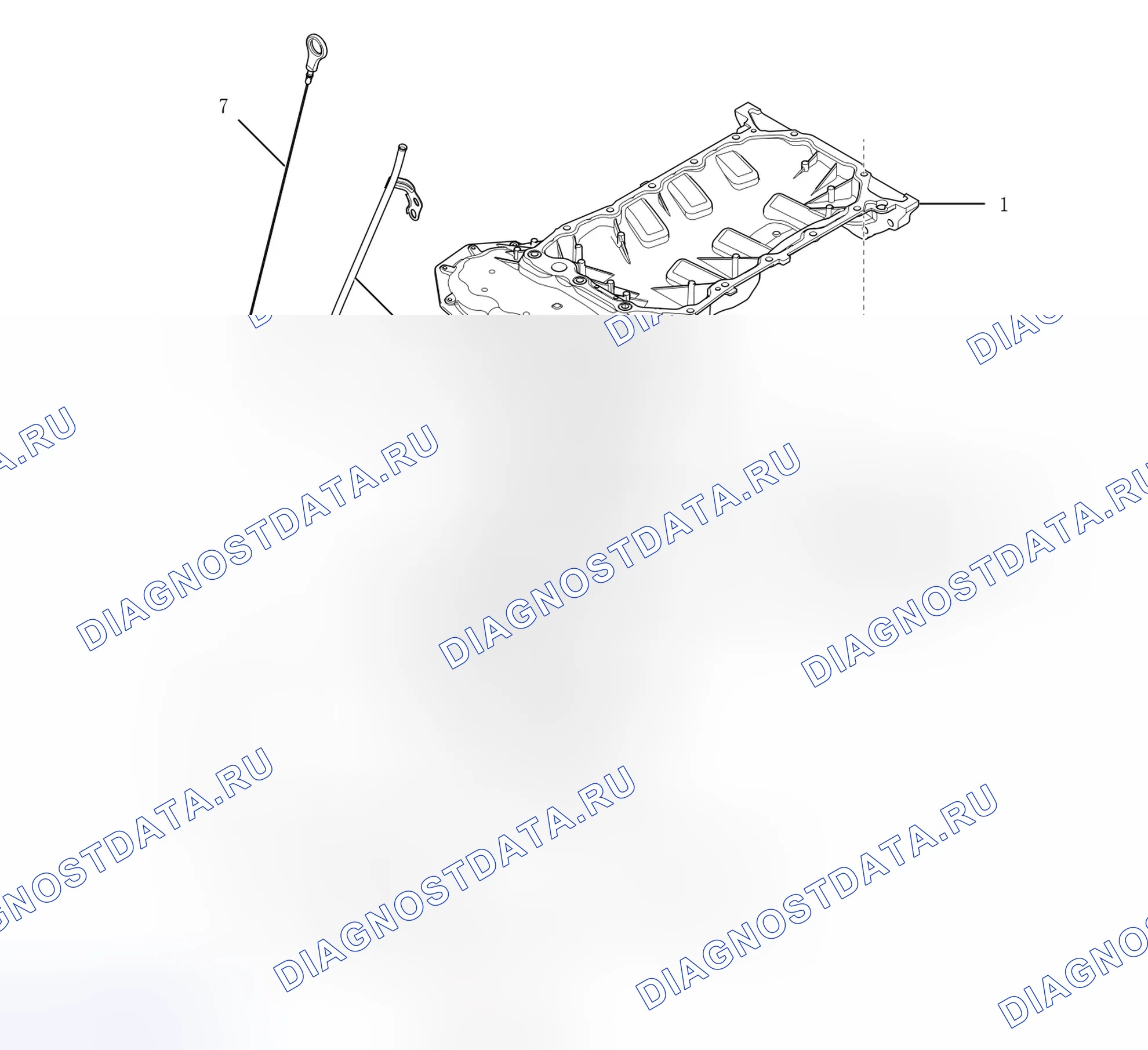 Схема расположения картера — Great Wall Wingle-5. Great-Wall Wingle 5 I