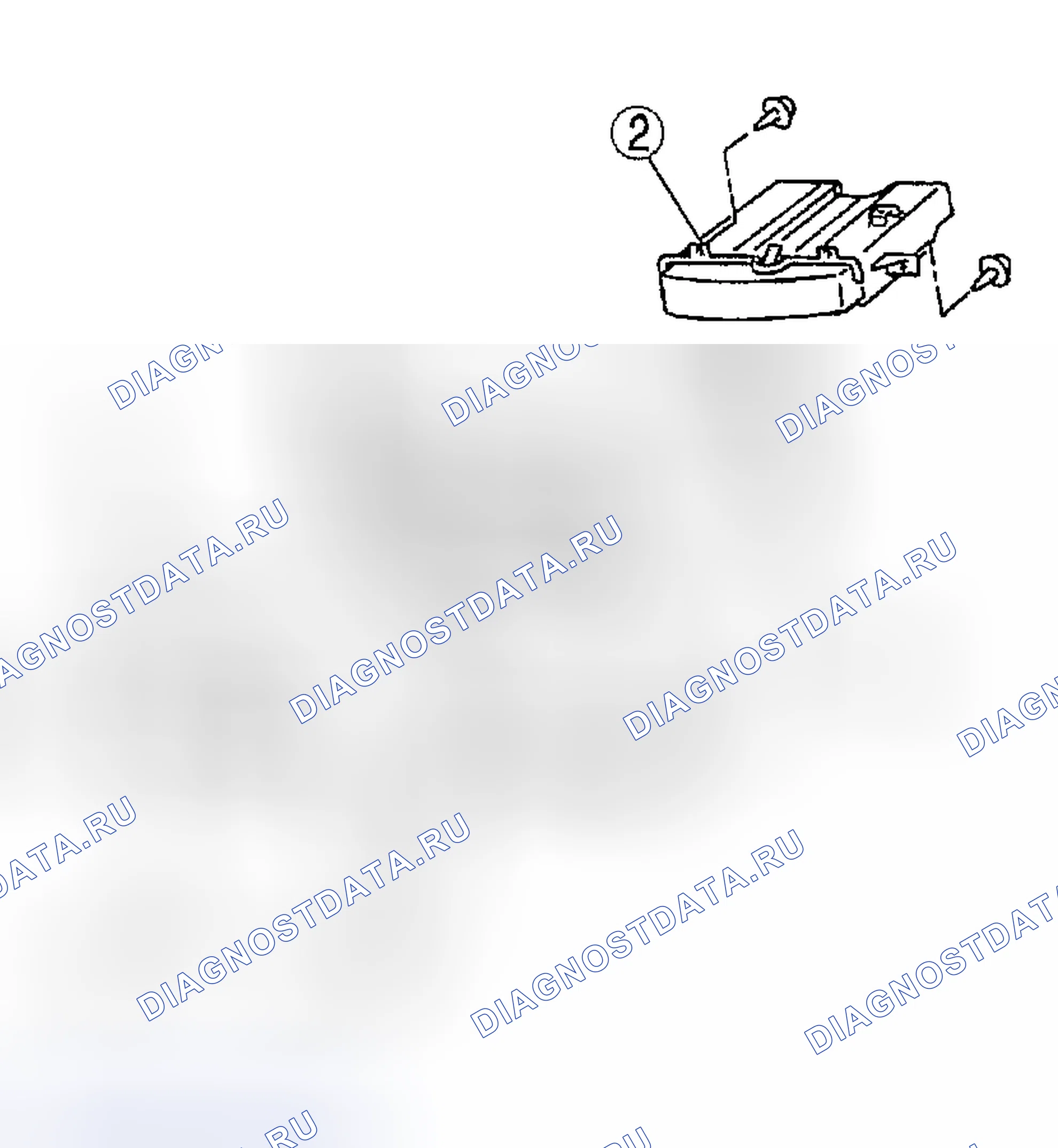 Рис. 15: РАЗБОРКА / СБОРКА КОНСОЛИ. Mazda MPV II рестайлинг