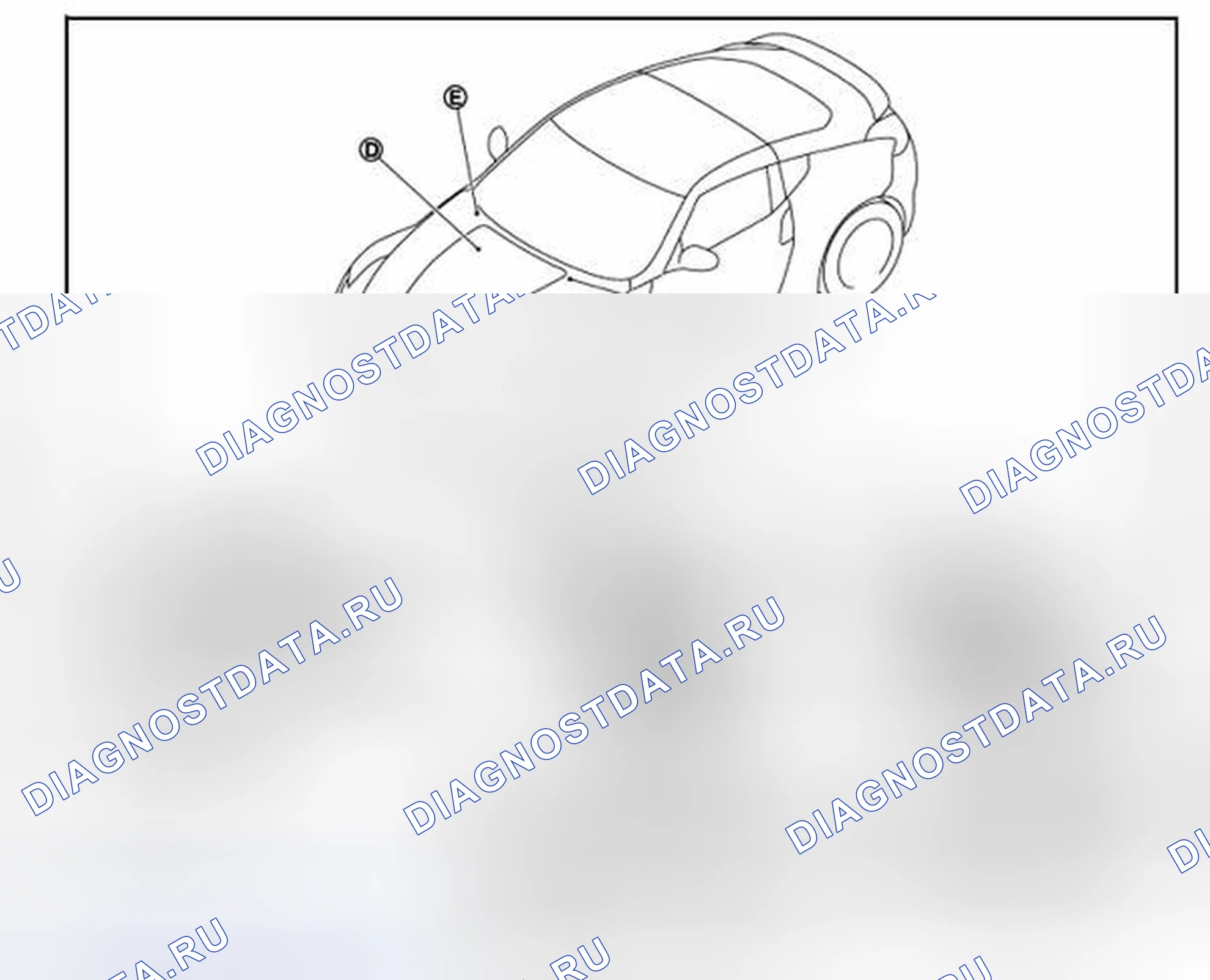 Рис. 3: Расположение компонентов. Honda MDX I