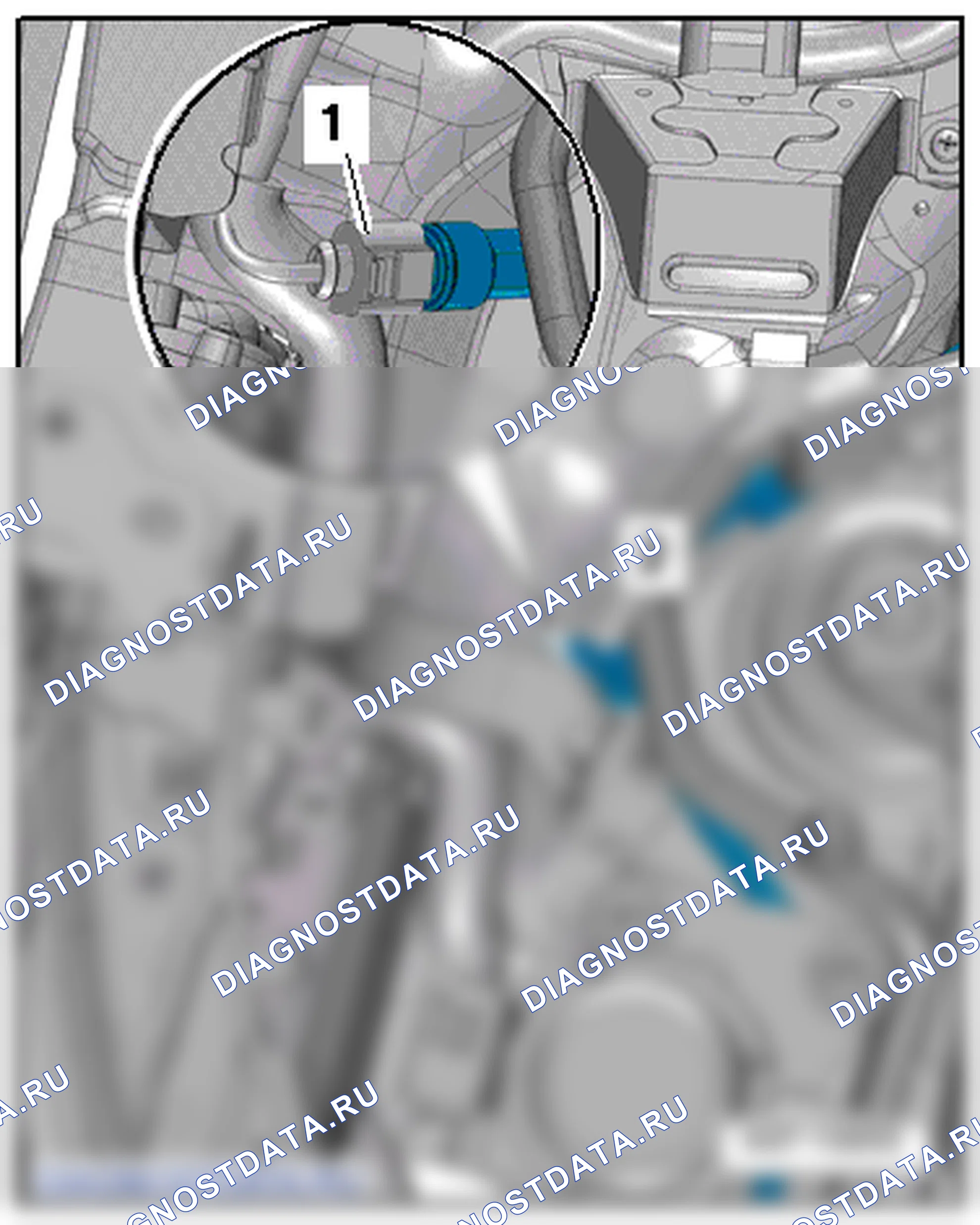 Компоненты климатической установки, расположенные в моторном отсеке. SEAT Toledo Iv