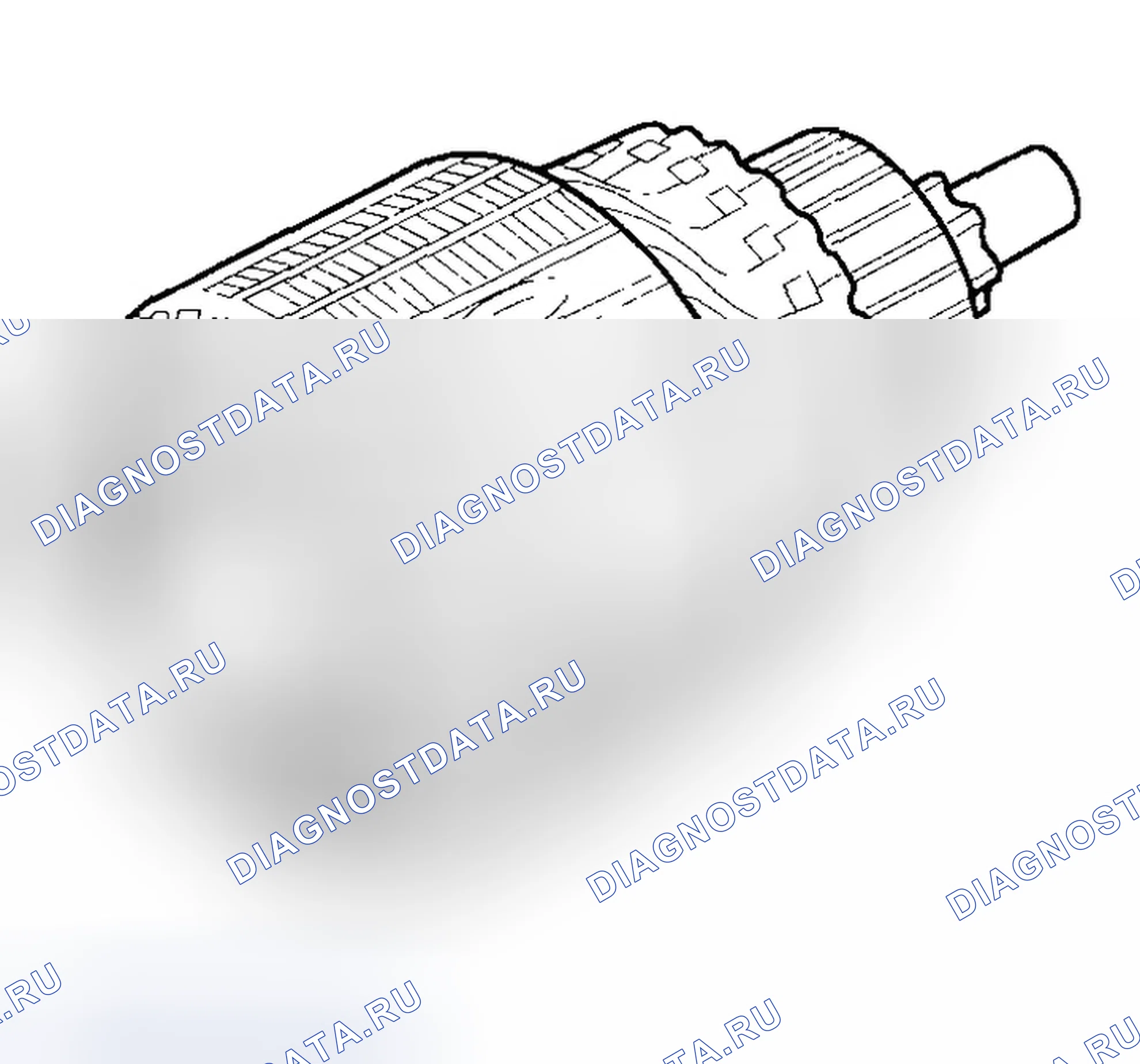 Рис. 37: Проверка и испытание якоря. Honda Element YH2