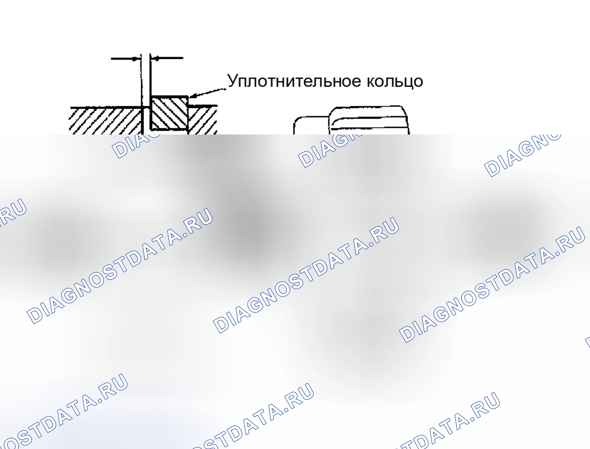 Рис. 199: Зазор уплотнительного кольца. Nissan Altima L31