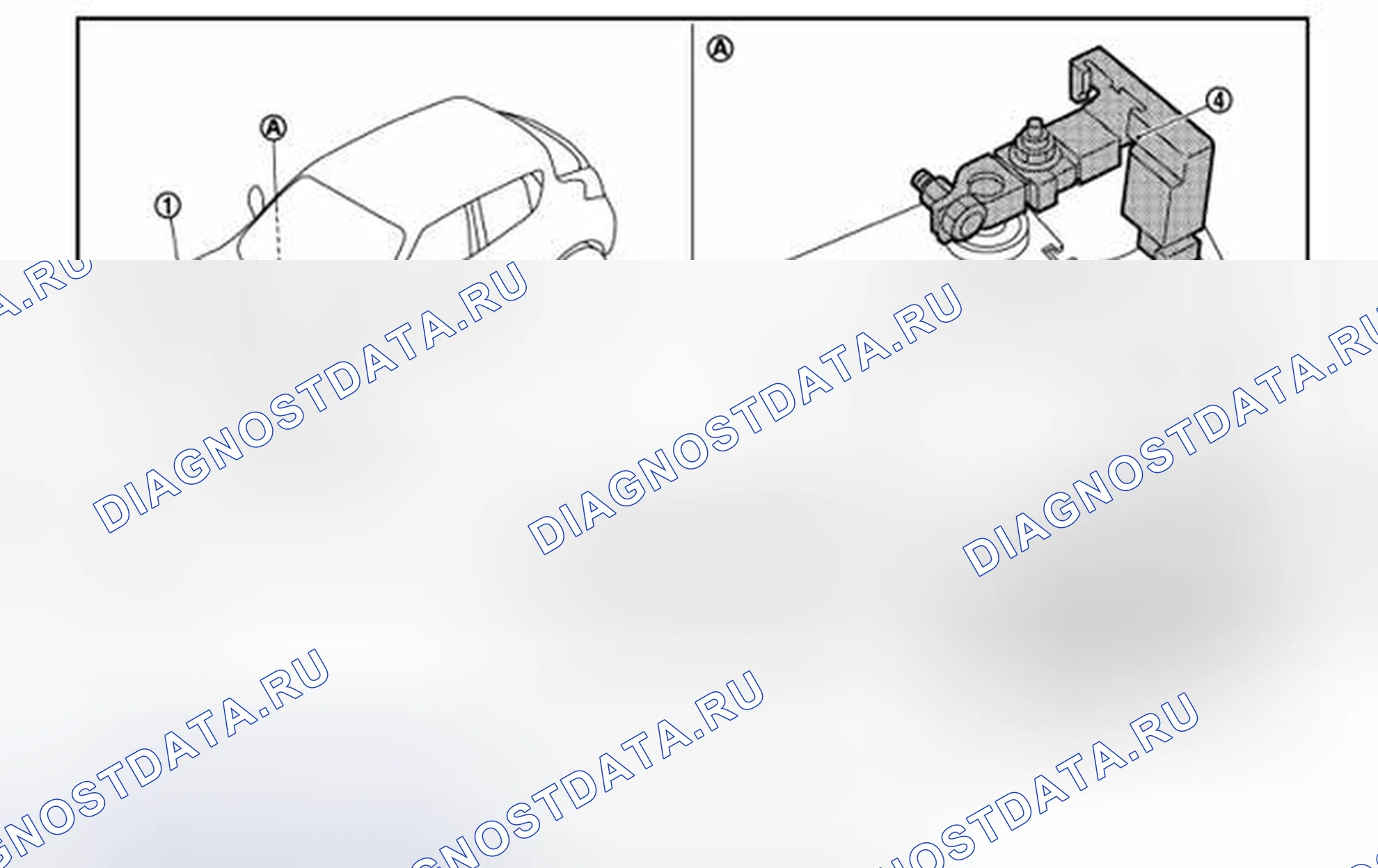 Рис. 10: Расположение деталей. BMW 4 серия F32/F33 рестайлинг