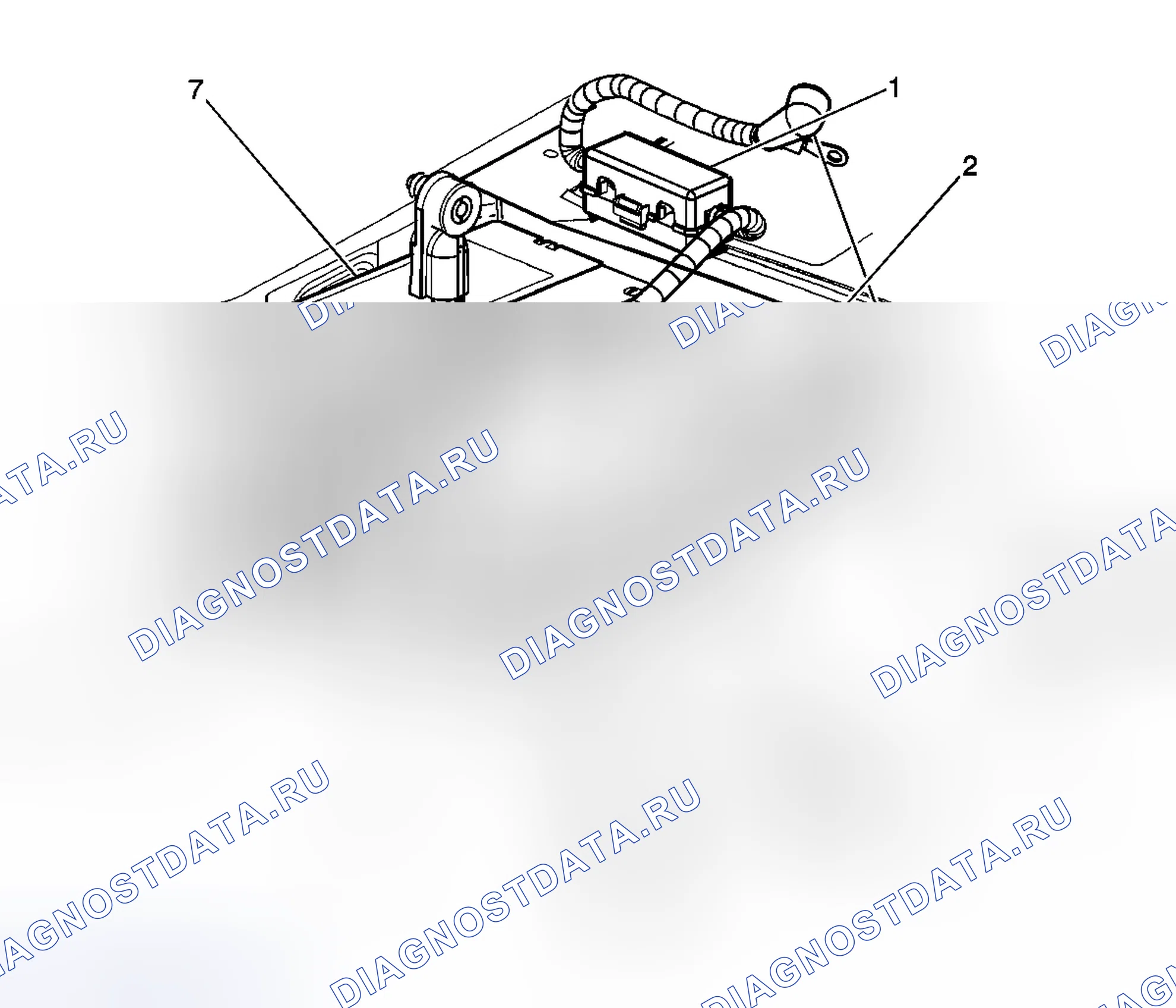 Рис. 19: Rr компонентов моторного отсека со вспомогательной батареей. Chevrolet Cab & Chassis Silverado 3500 GMT800 early