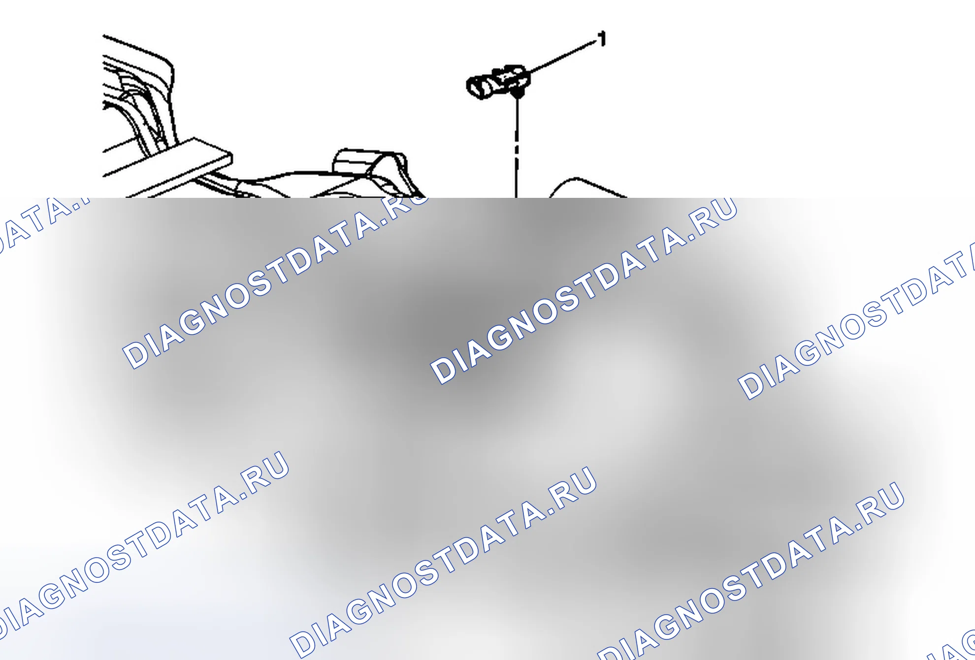 Рис. 3: Замена датчика давления топливного бака. Chevrolet Traverse I