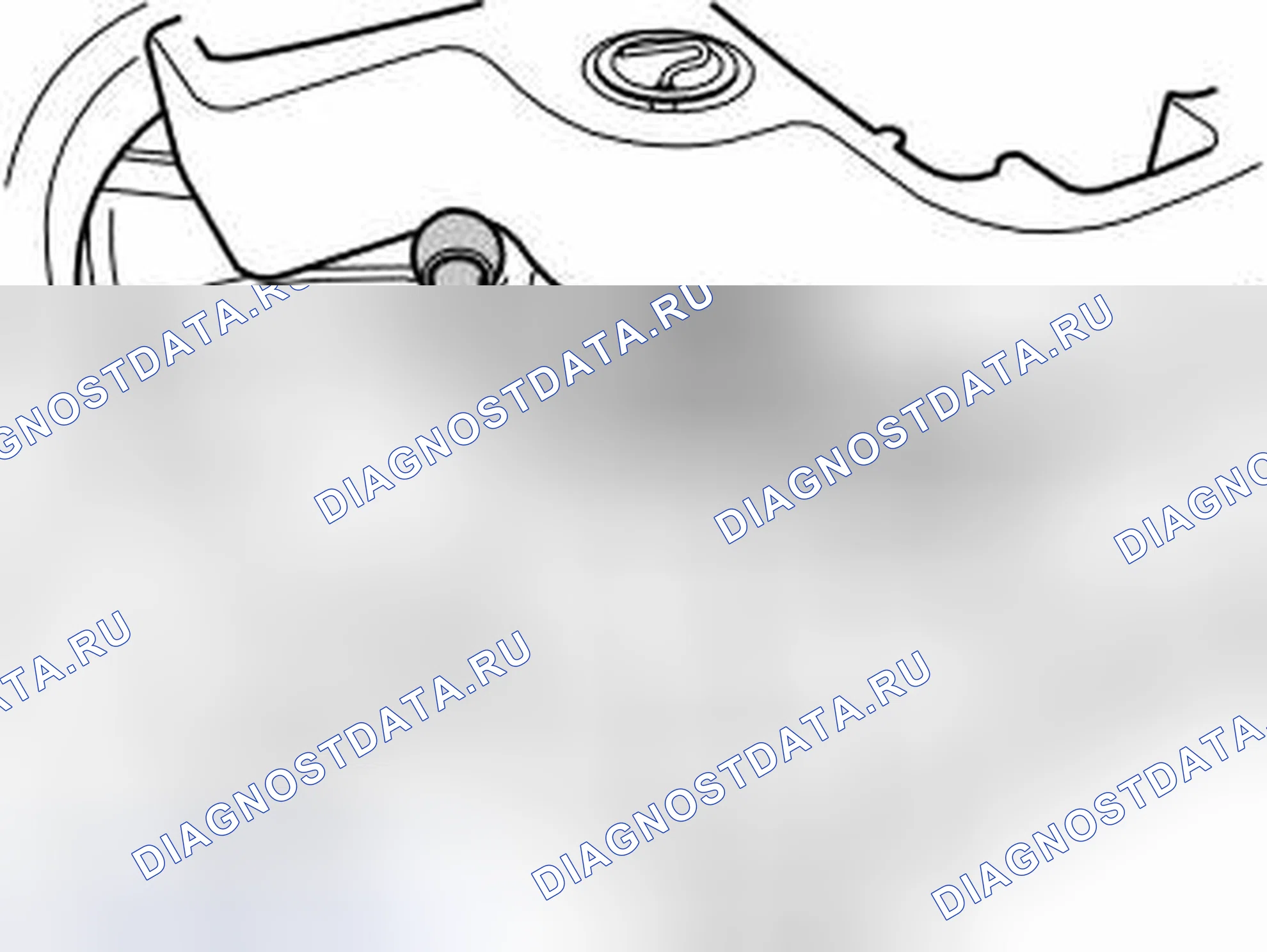Рис. 208: ПРИМЕНИТЬ К АВТОМОБИЛЯМ БЕЗ ЗАПАСНОГО КОЛЕСА. Volvo S40 II рестайлинг