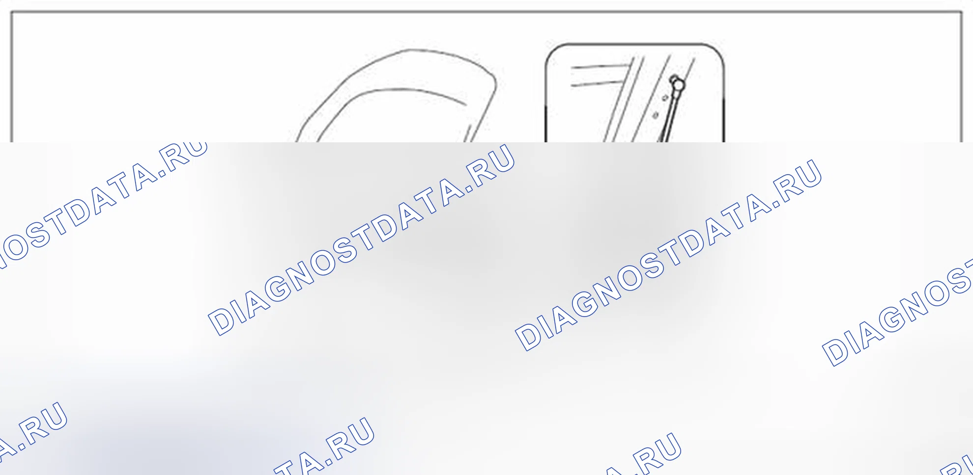 Рис. 52: ПОЛОЖЕНИЕ ЗАСЛОНКИ ПЕРЕДНЕГО КАПОТА. Subaru Legacy BM/BR рестайлинг