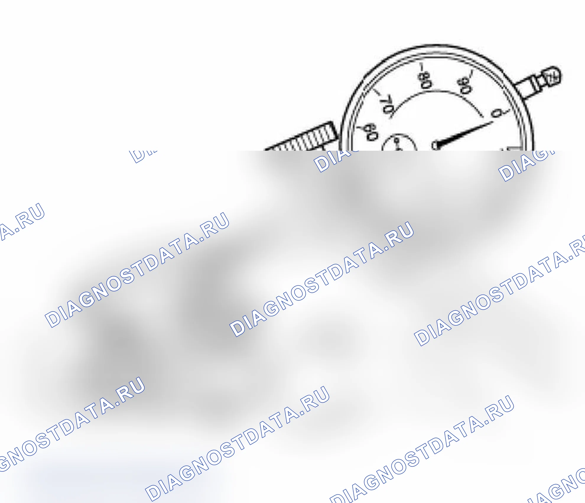 Рис. 10: Примеры измерений циферблатного индикатора. BMW X5 M E70