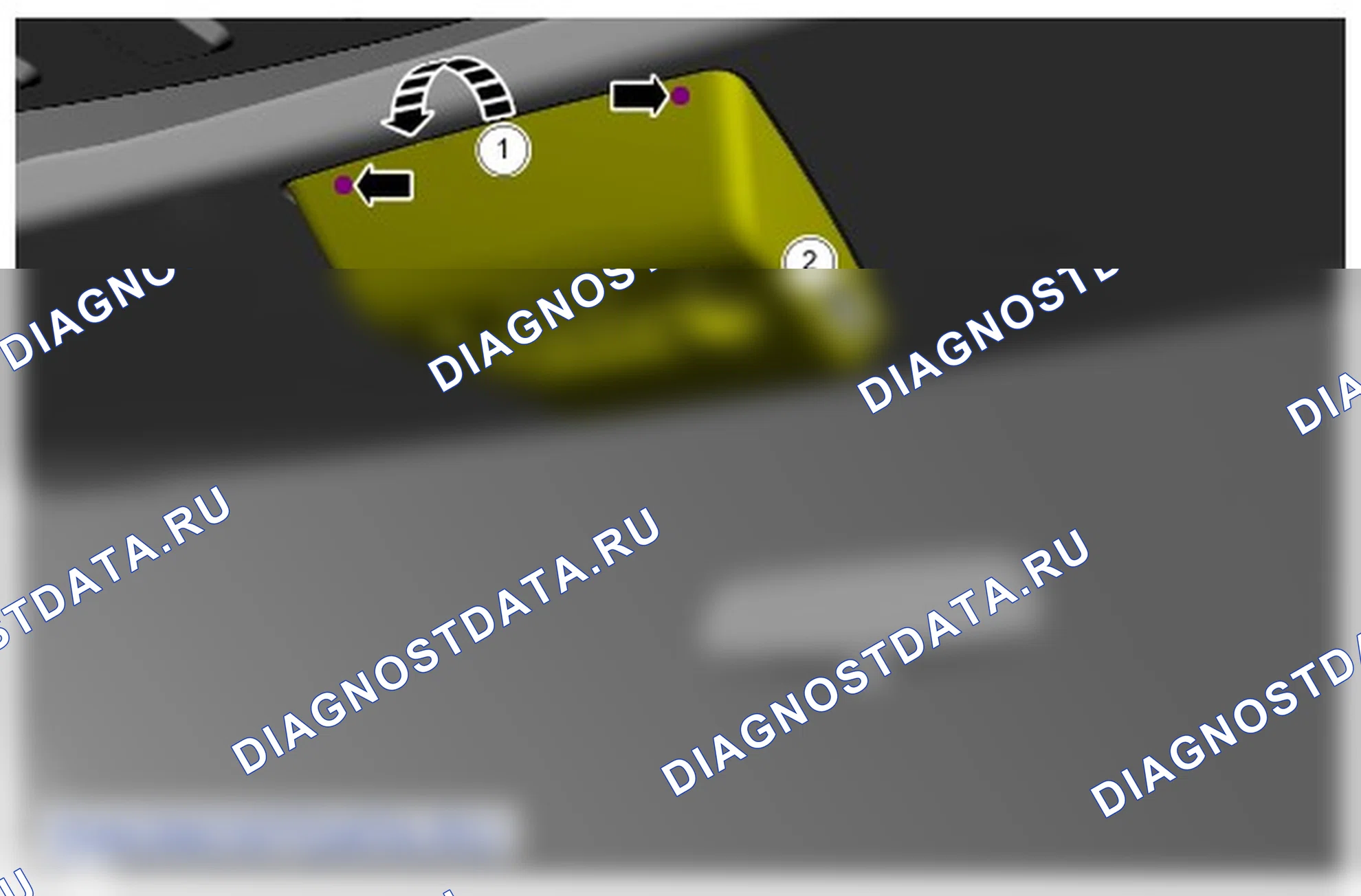 Как снять и установить аварийный переключатель. Ford Transit VIII