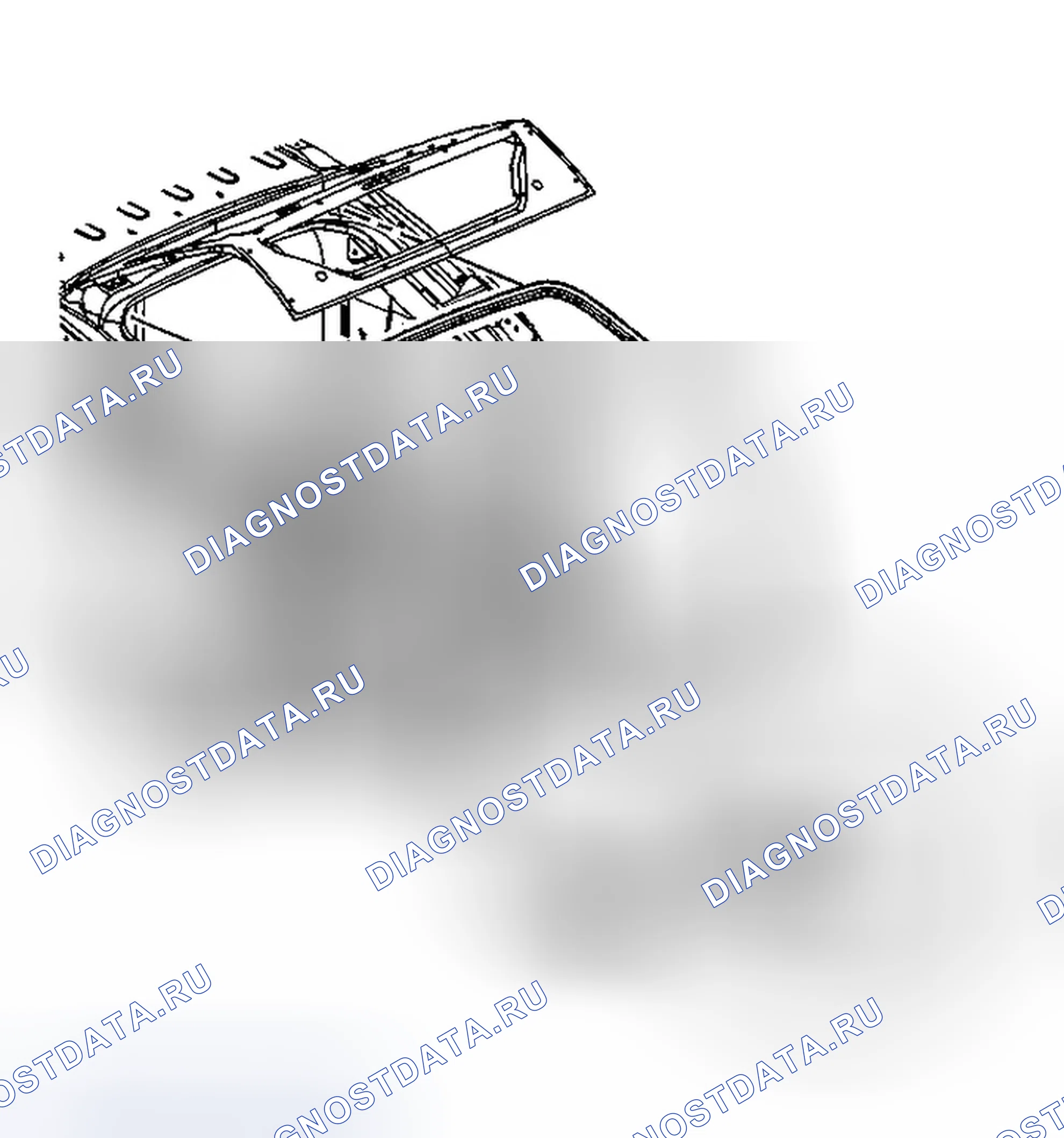 Рис. 52: Порядок демонтажа. Buick Rendezvous I