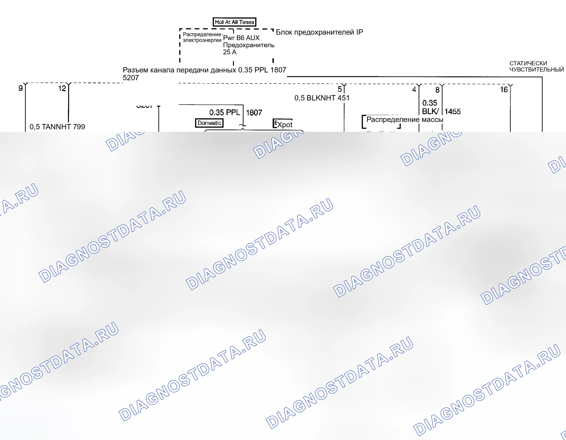 Рис. 2: электросхемы. Chevrolet Express I