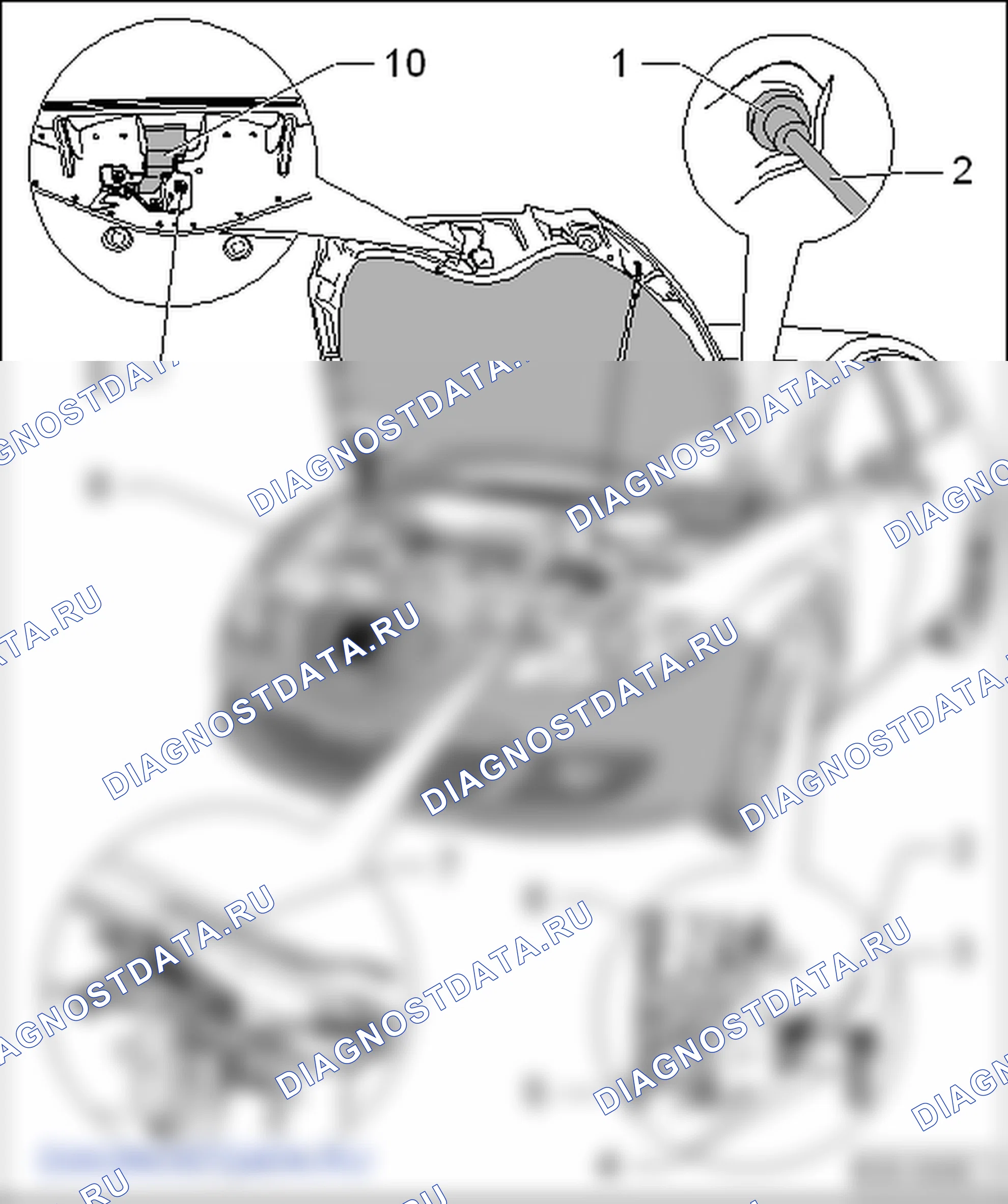 Замки и запоры (Кузов, наружные арматурные работы). SEAT Leon Ii