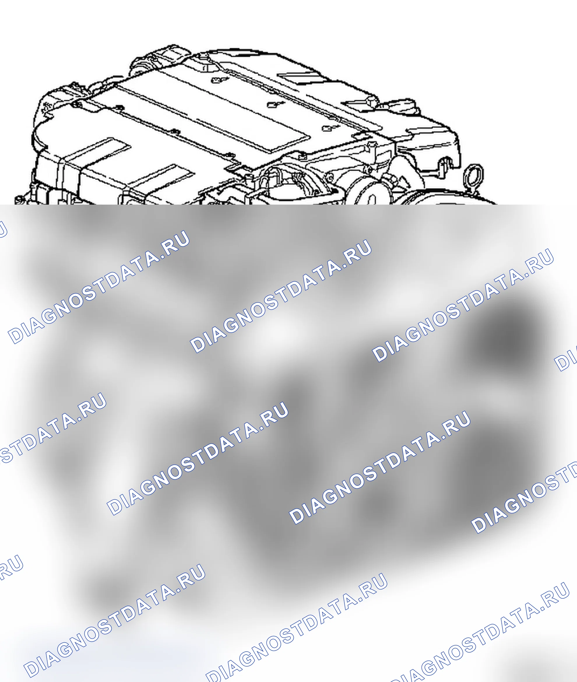 Вид двигателя Z 32 SE. Opel Vectra C