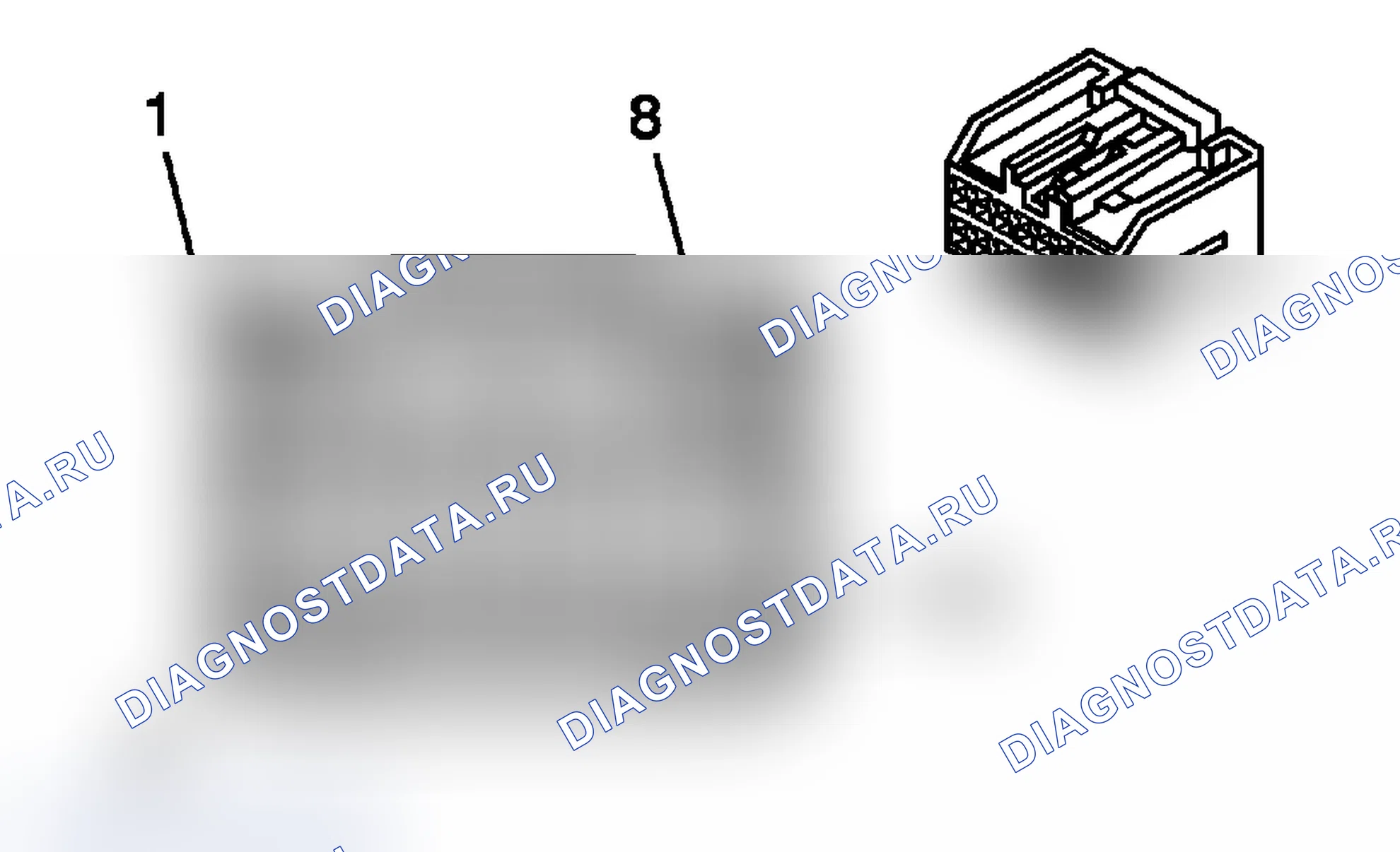 Рис. 541: Модуль интерфейса связи транспортного средства (VCIM) X1 (UE1). Chevrolet Tahoe III