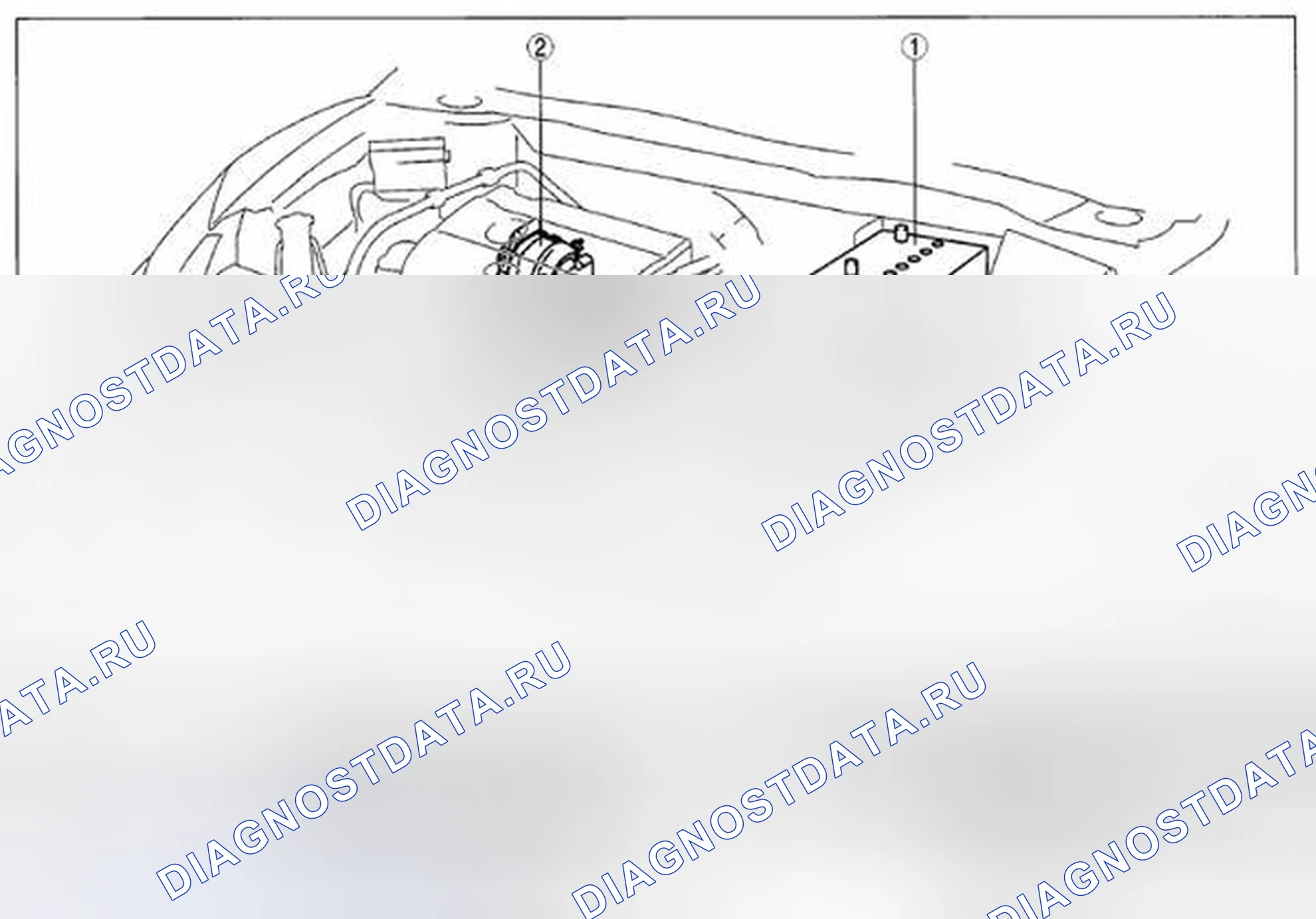 Рис. 21: ИНДЕКС МЕСТОПОЛОЖЕНИЯ СИСТЕМЫ ЗАРЯДКИ [L5]. Mazda CX-7 I рестайлинг
