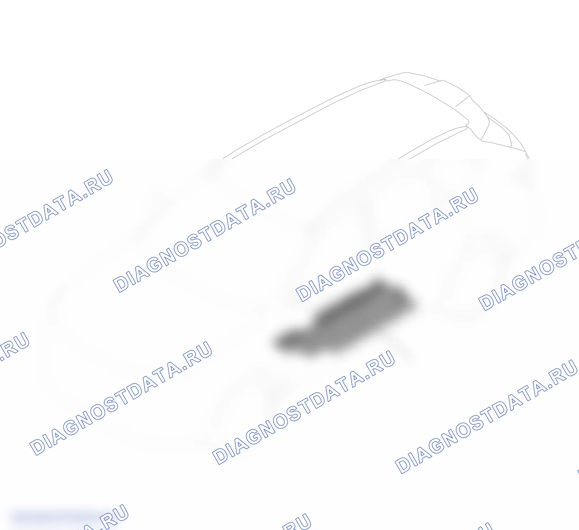 Схема расположения кузова Защитной доски — Haval H6. Haval H6 III