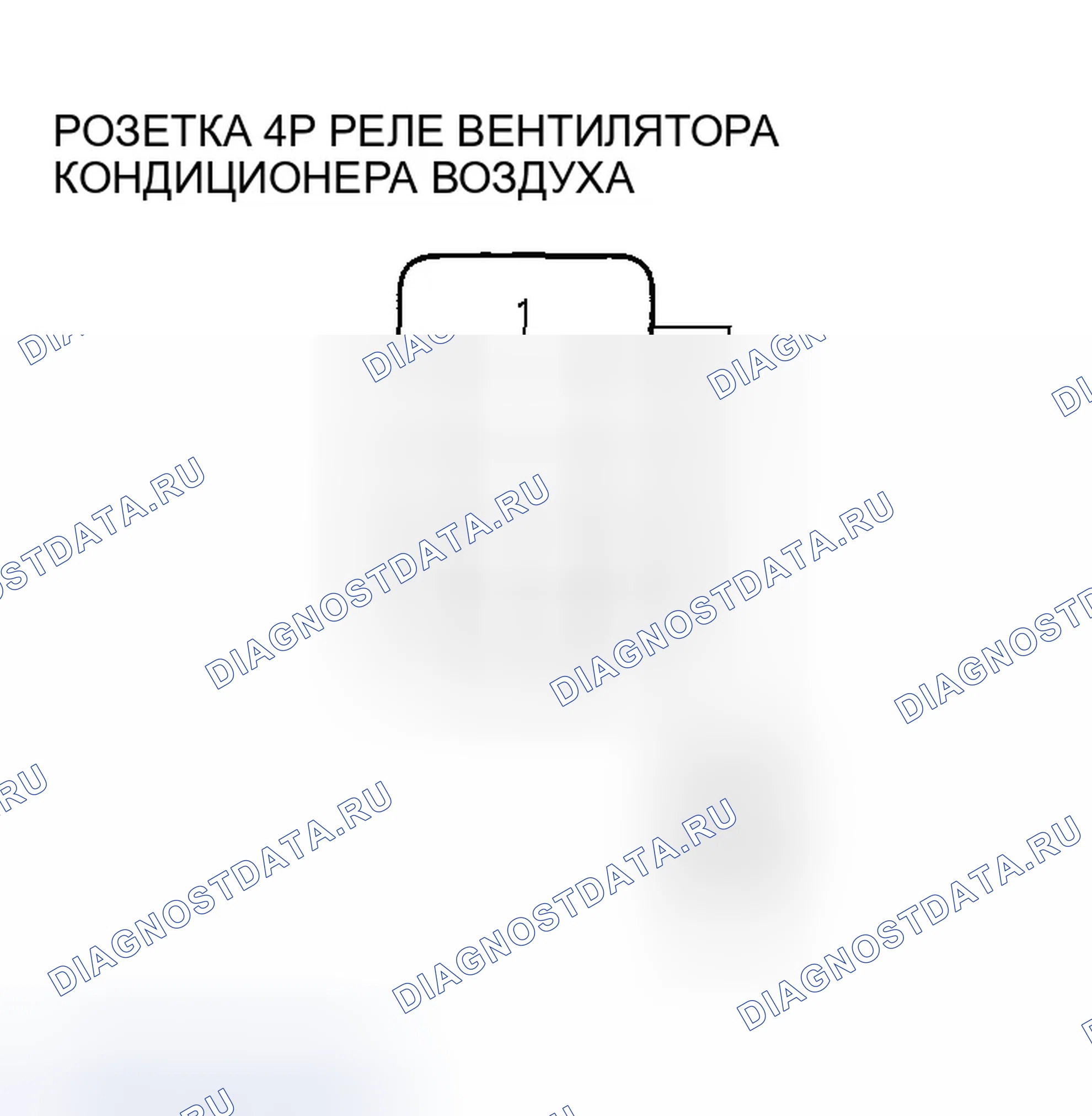 Рис. 12: Поиск и устранение неисправностей в низкоскоростных цепях радиатора и вентилятора конденсатора переменного тока. Honda Odyssey I