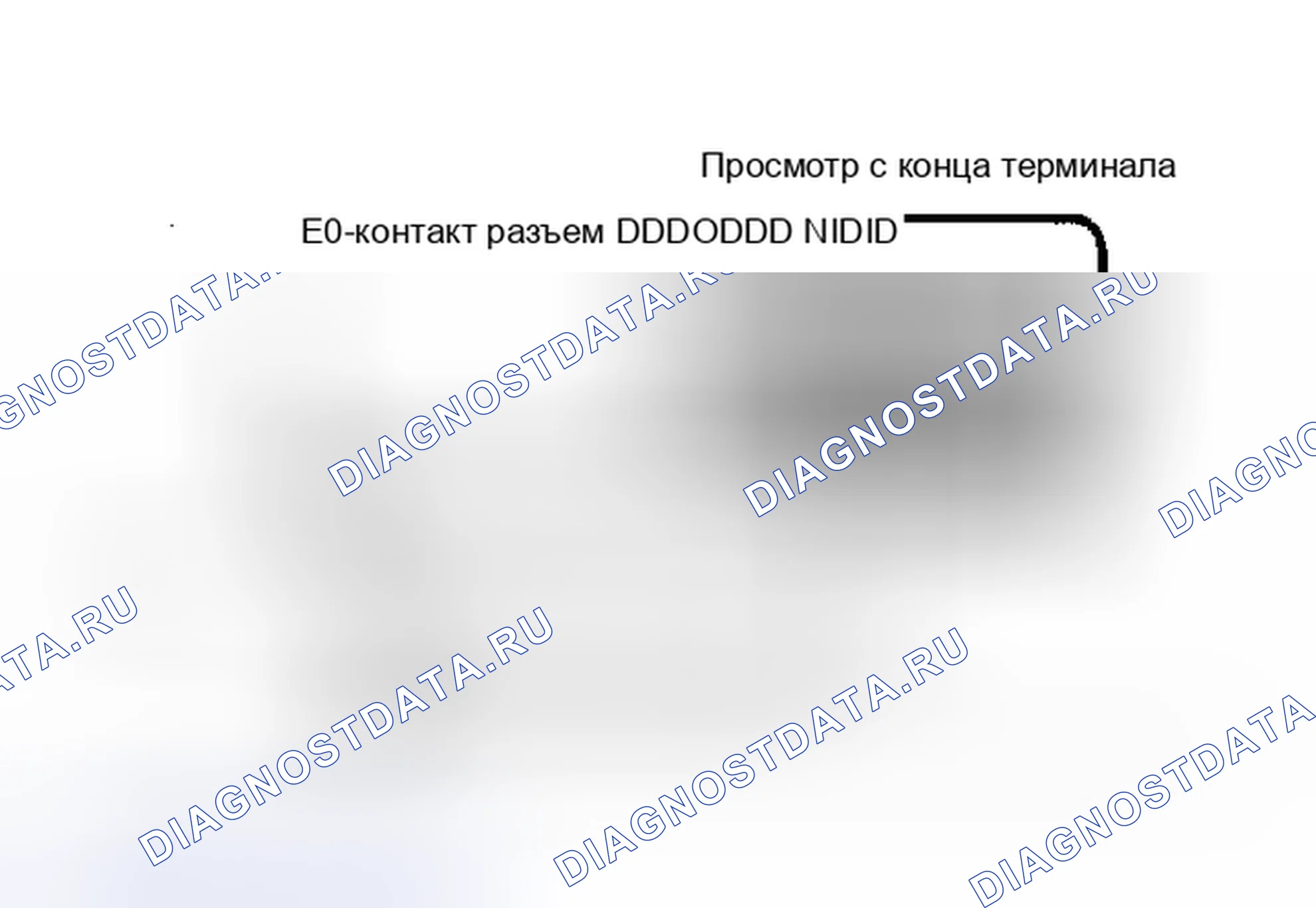 Рис. 228: Подключение омметра к разъему № 14 60-контакт. Chrysler New Yorker Turbo 