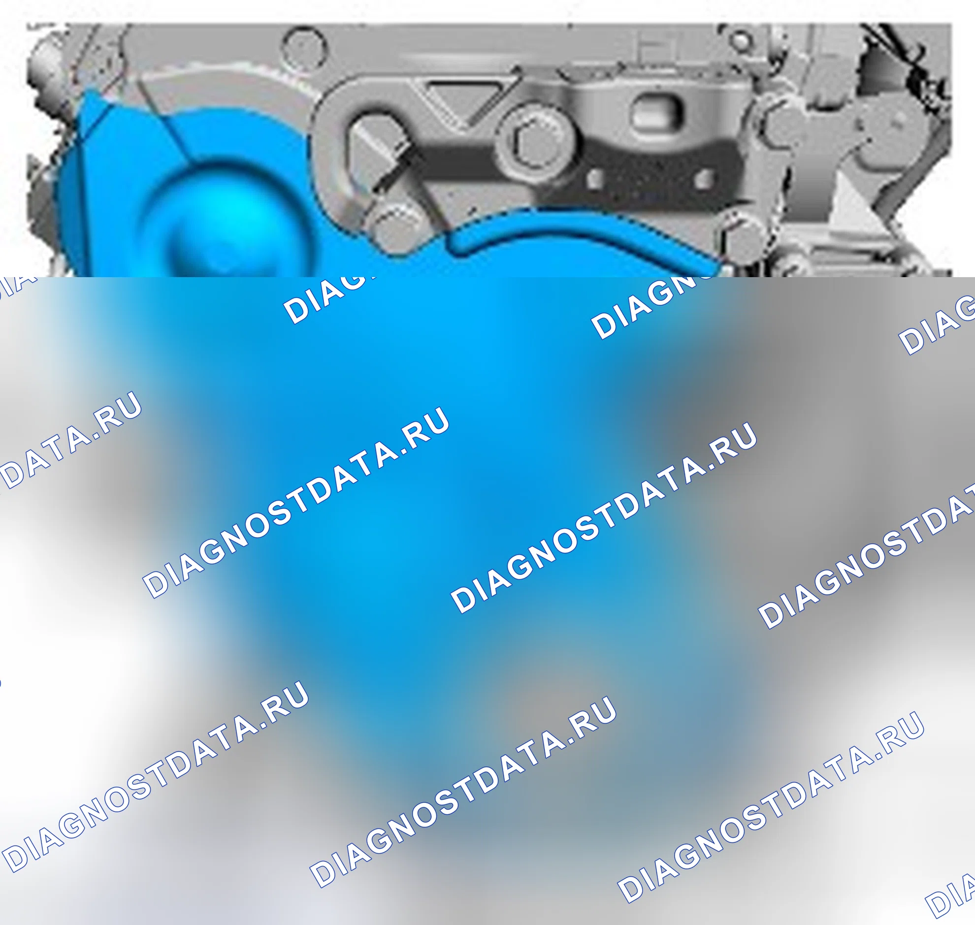 Как снять и установить датчик положения коленчатого вала (CKP). Ford Grand C-MAX II
