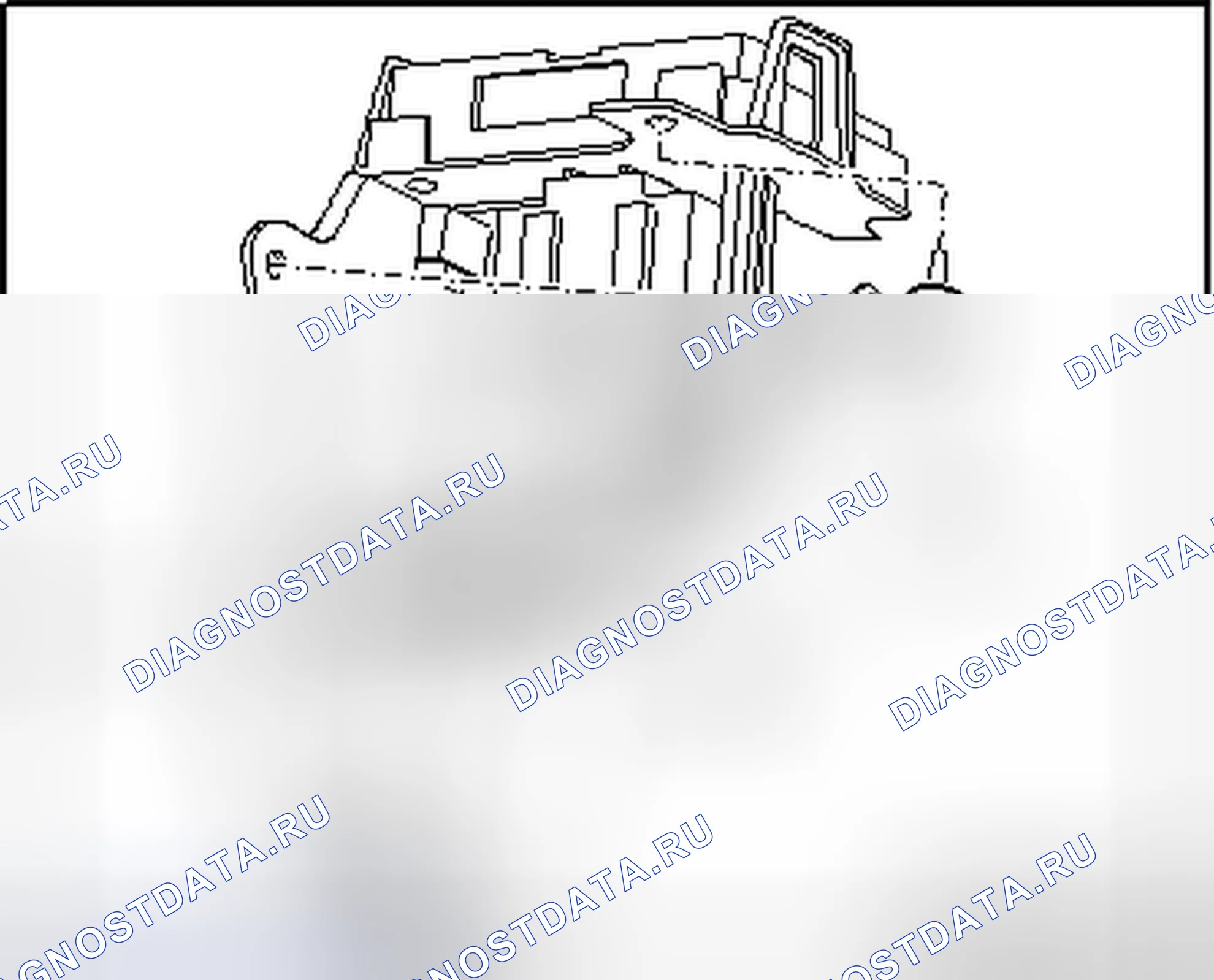 Рис. 86: ВСТРОЕННЫЙ ДИАГНОСТИЧЕСКИЙ ИНТЕРФЕЙС ШИНЫ ДАННЫХ -J533. Volkswagen Touareg II