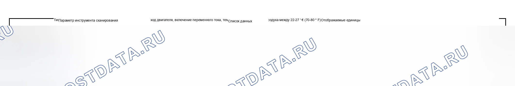 Рис. 23: Список данных сканирующего прибора BCM. Hyundai Venue I