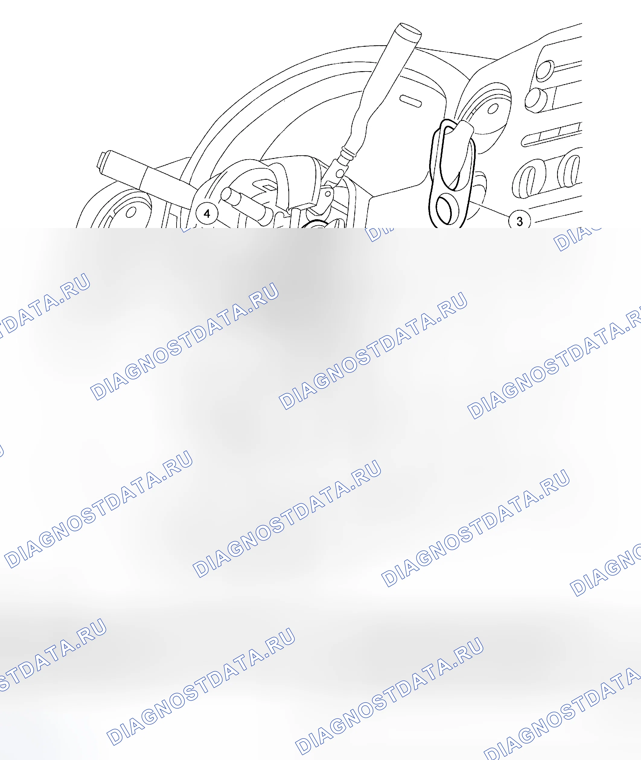 Рис. 116: Приемопередатчик пассивной противоугонной системы (PATS). Ford Pickup F350 Super Duty 