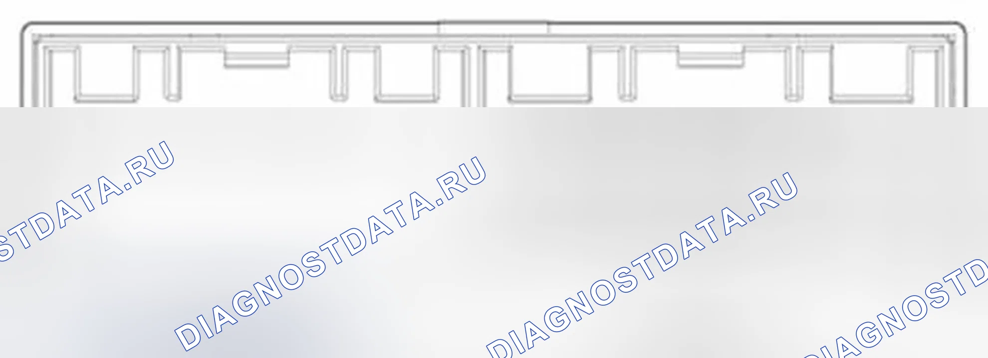 Рис. 13: Разъем головного блока AVN (A/V и Navigation). Hyundai Sonata VI