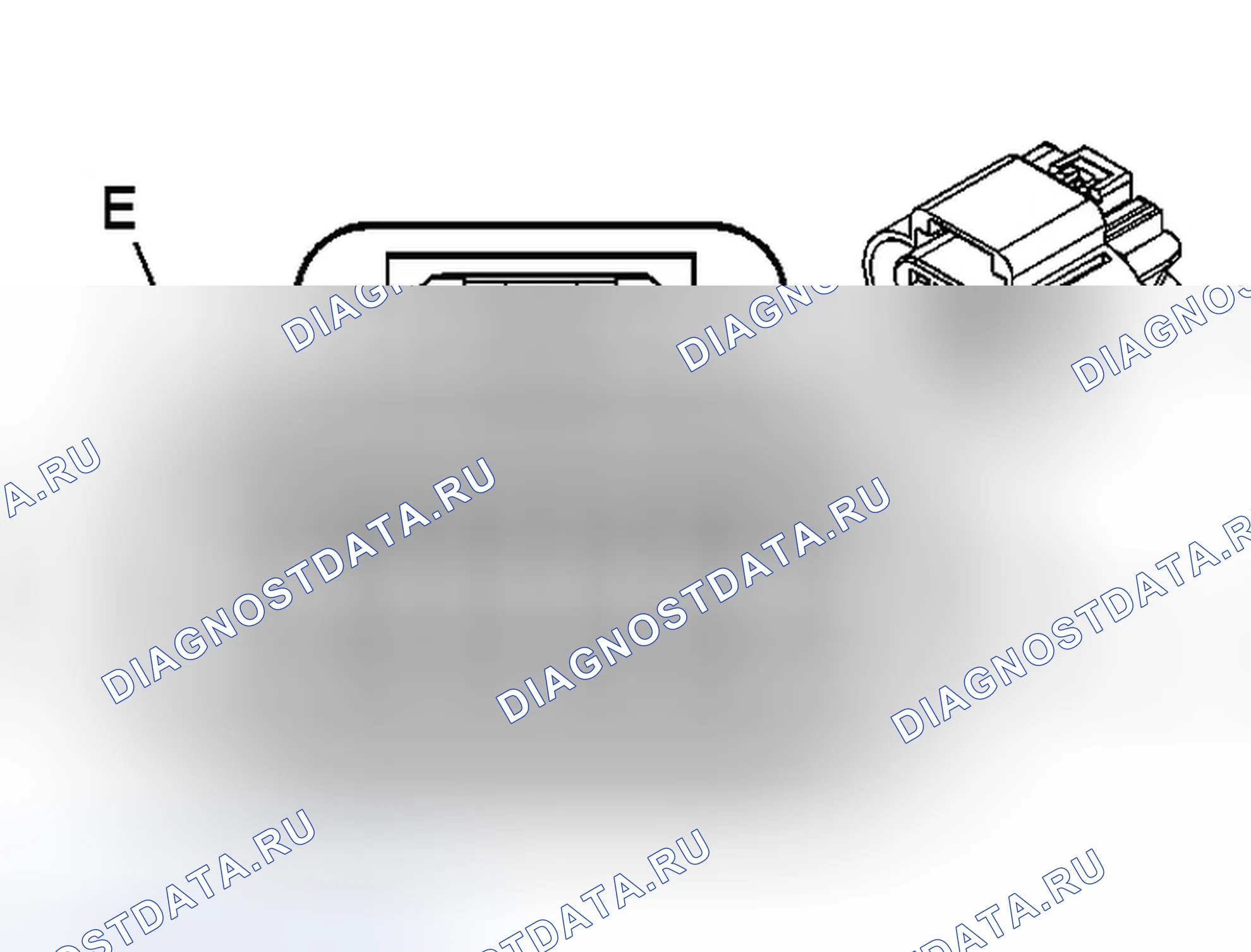 Рис. 56: Печатная плата задней лампы - левая (с T84). Chevrolet TrailBlazer I рестайлинг