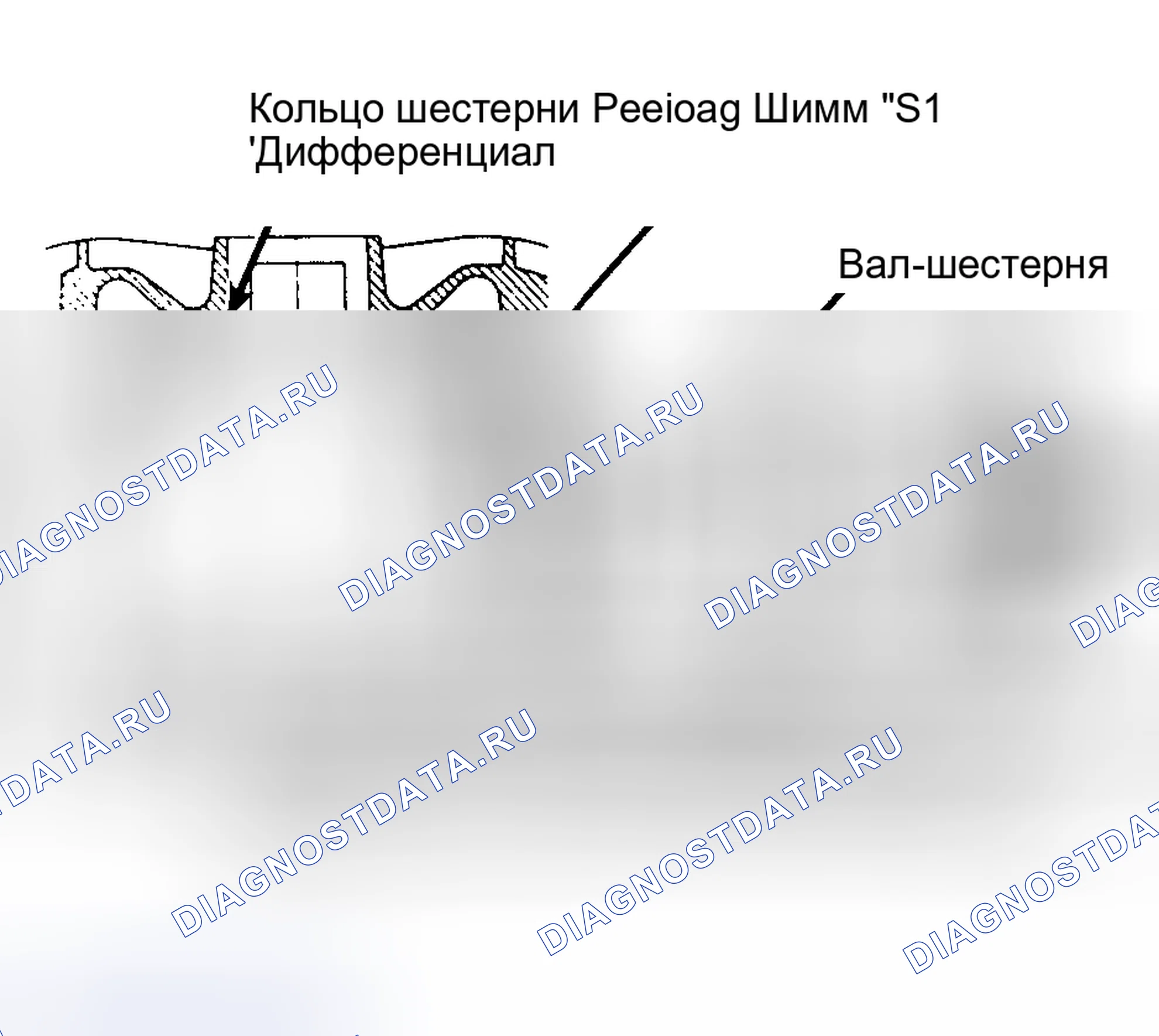 Рис. 12: ВАЛ ШЕСТЕРНИ. Porsche 944 I