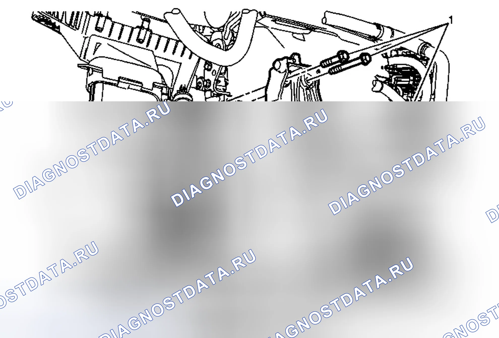 Рис. 4: Замена кронштейна генератора. Buick LaCrosse II
