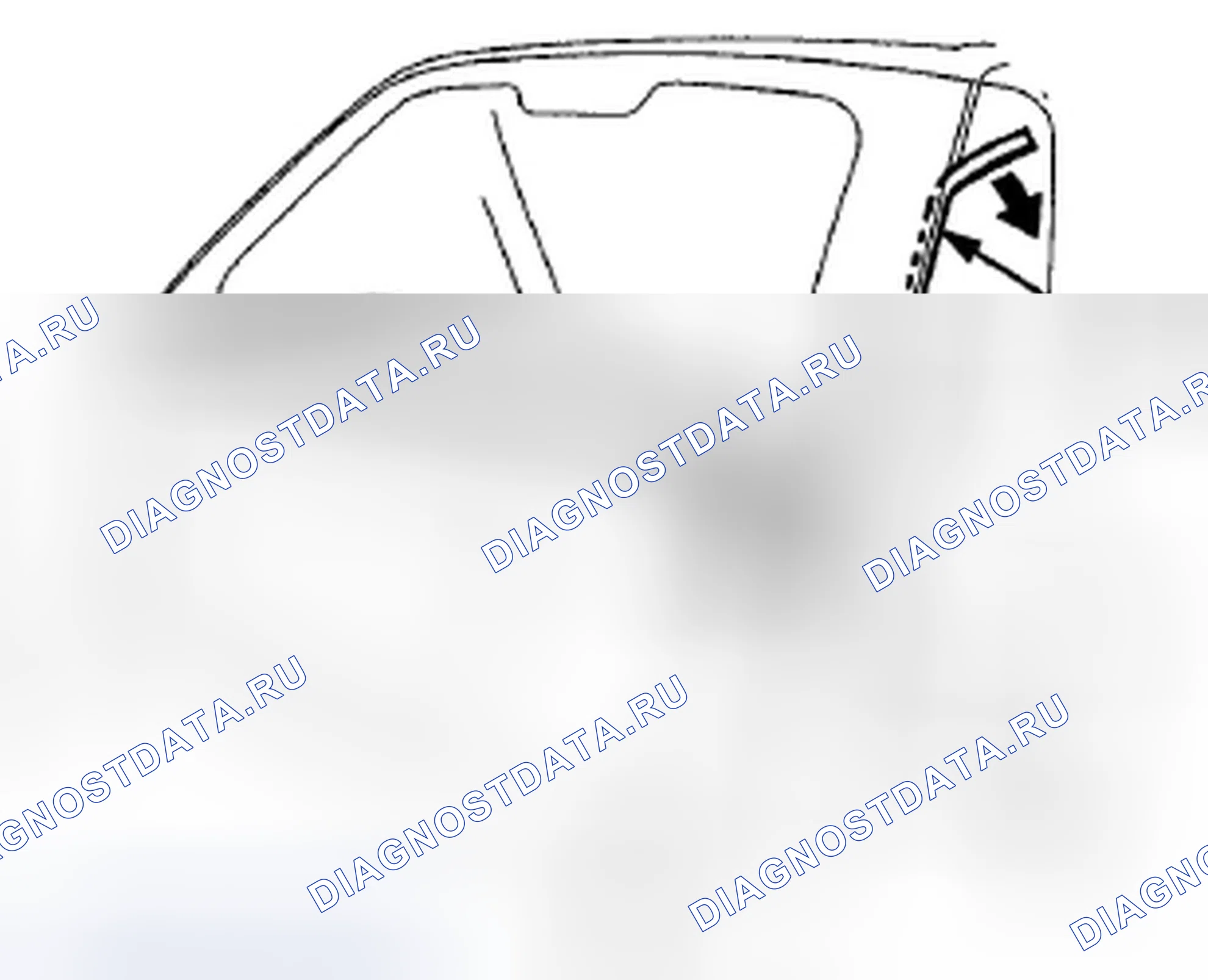 Рис. 34: Замена заднего окна. Honda CR-V III