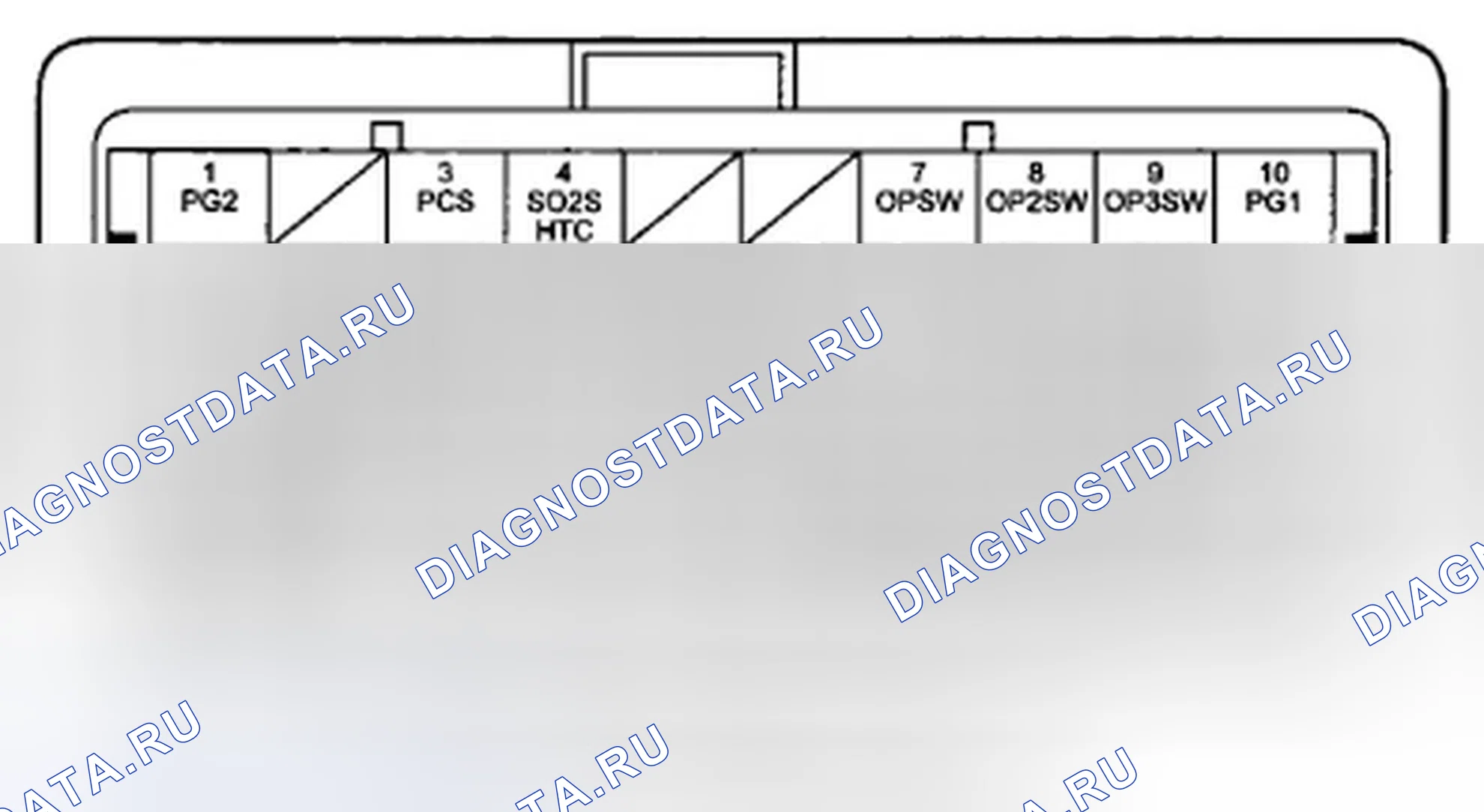 Рис. 323: Входы и выходы ИКМ на разъеме B (дельта) (49P). Honda CR-V III рестайлинг