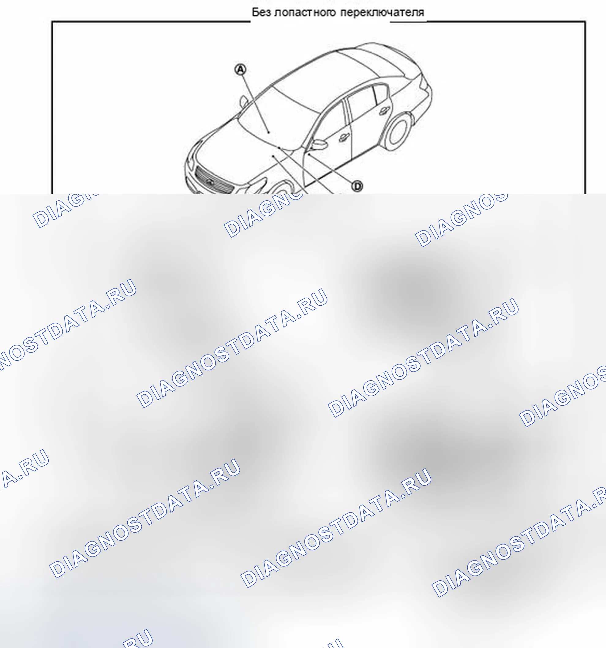 Рис. 97: Расположение компонентов. Infiniti G37 IV рестайлинг