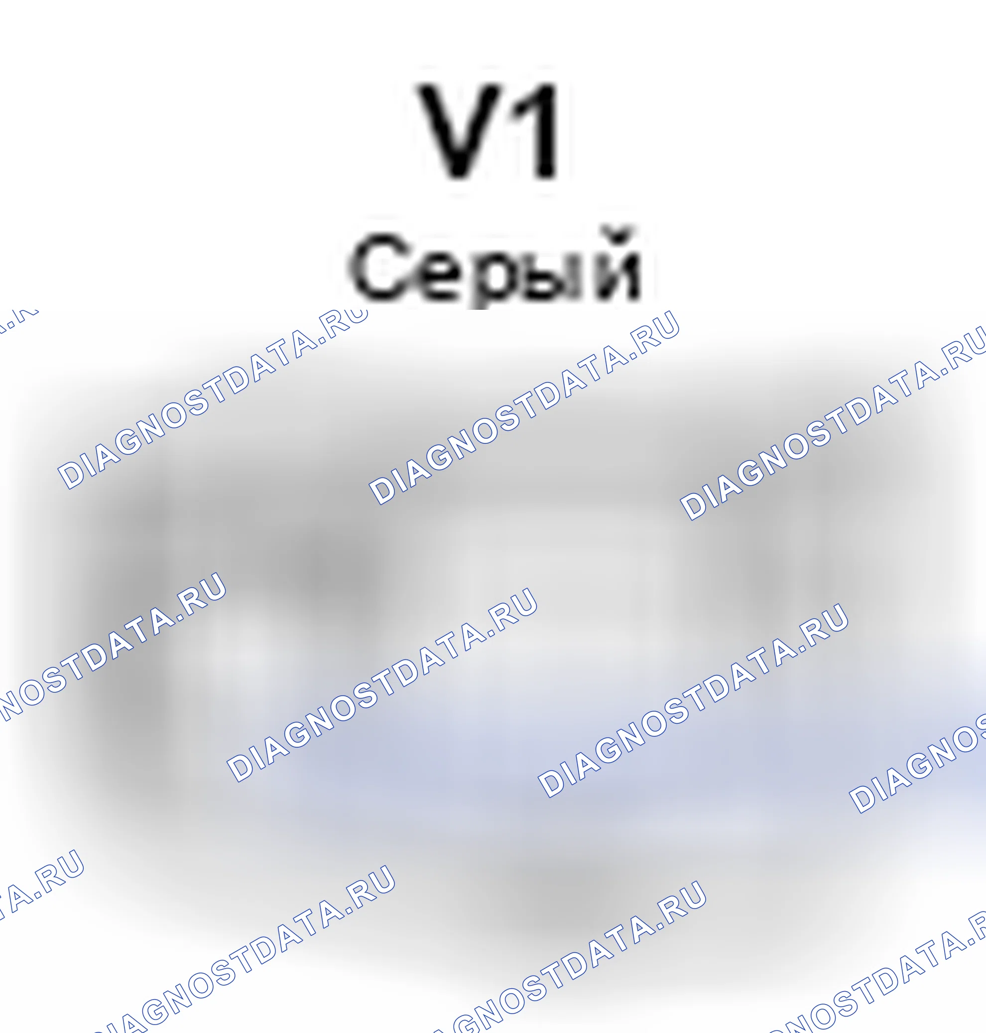 Рис. 1485: Вид с торца разъема датчика контроля детонации (блок 2) (V1). Toyota Camry XV40 рестайлинг