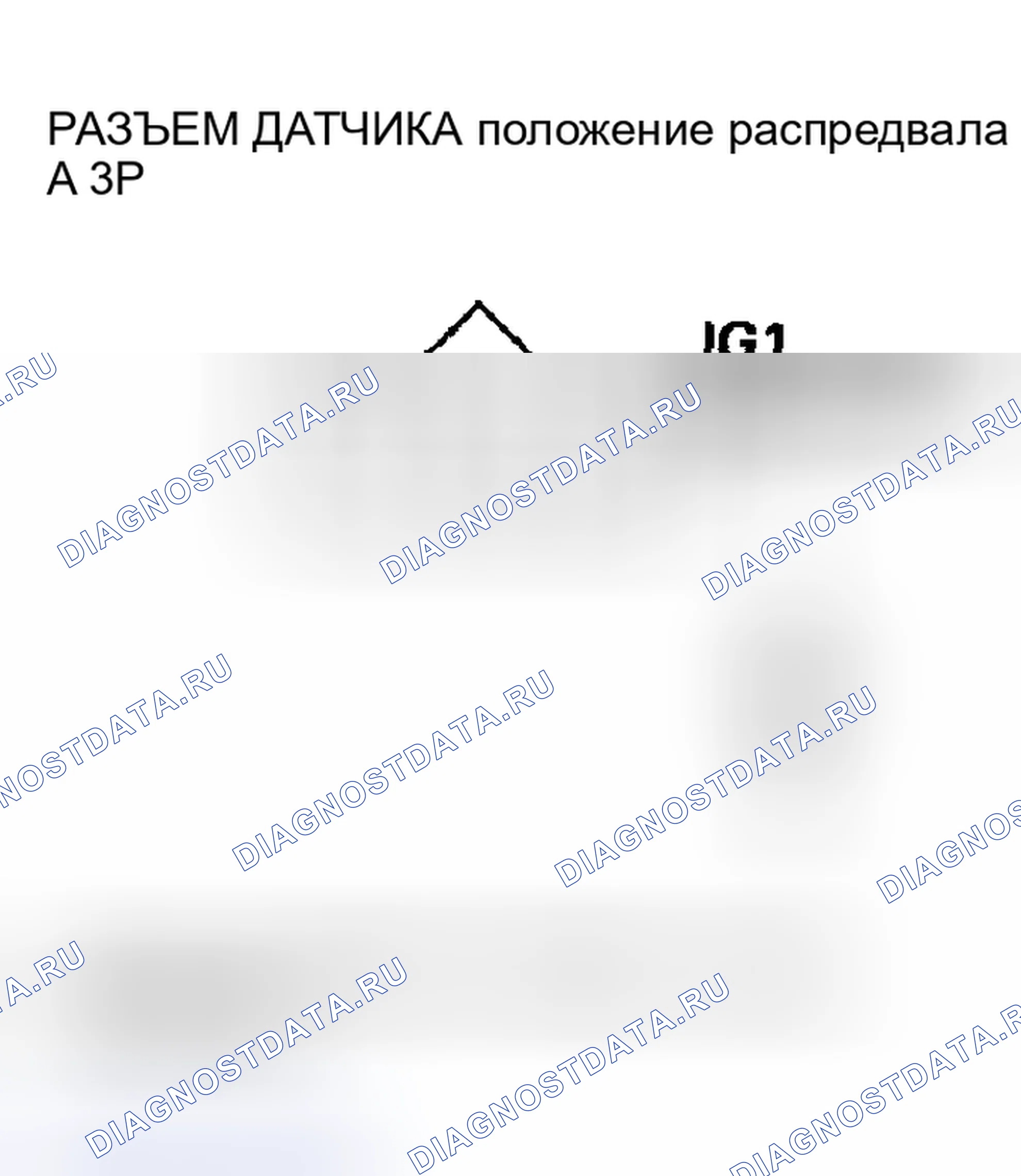 Рис. 323: P0340 расшифровка кода ошибки. Датчик положение распредвала. Отсутствие сигнала (модели 2005-2006 гг.). Acura RSX I