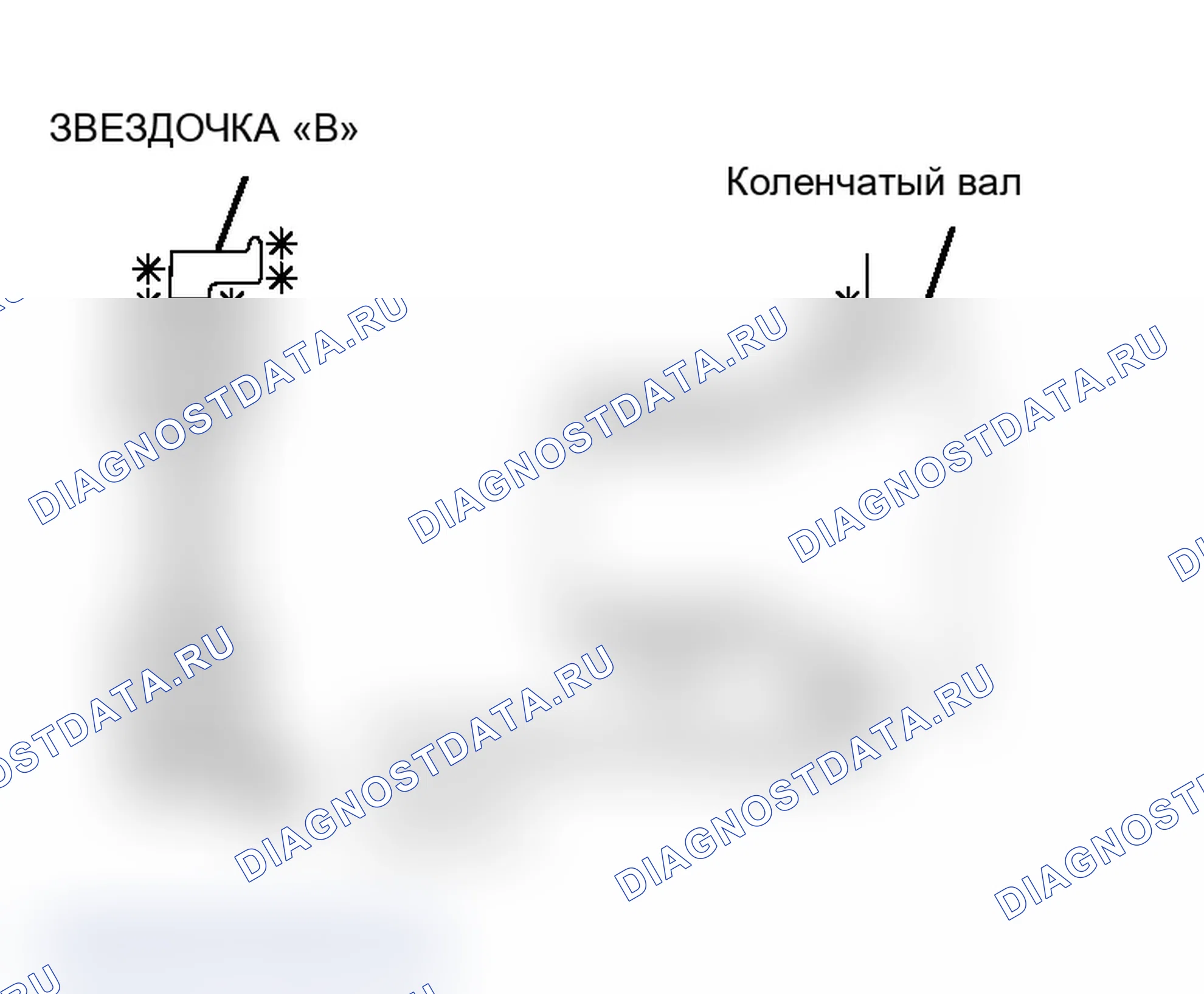 Рис. 395: >> C <<УСТАНОВКА ЗВЕЗДОЧКИ КОЛЕНЧАТОГО ВАЛА «B». Mitsubishi Lancer Evolution IX