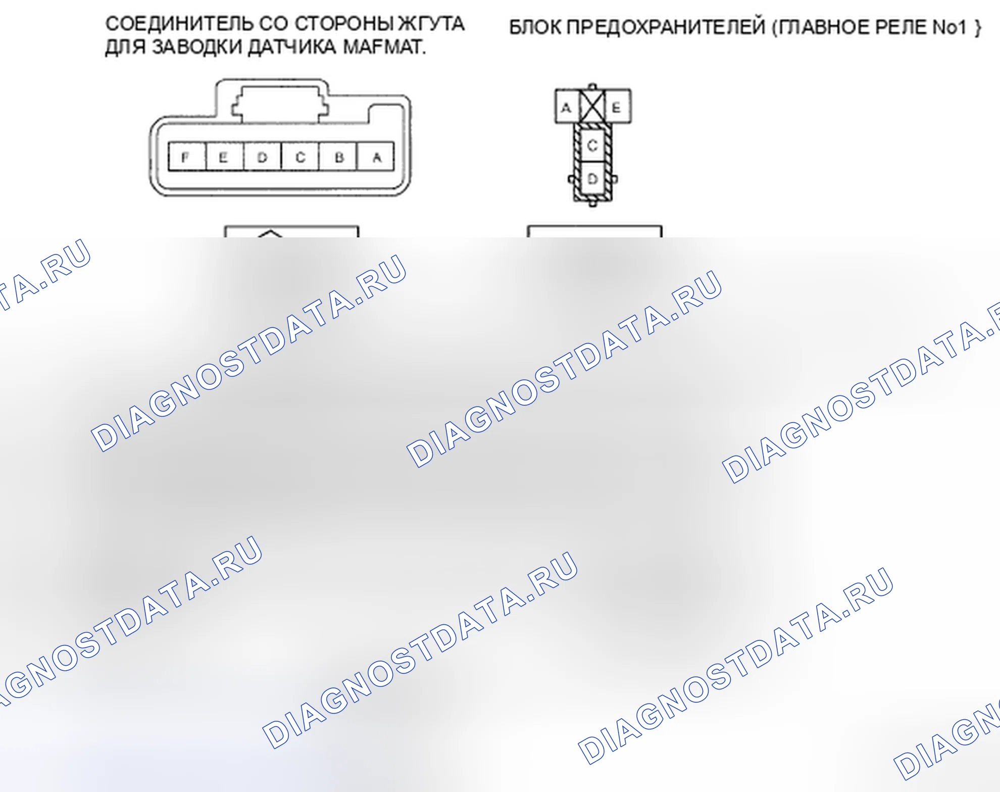 Рис. 8: Проверка обрыва / короткого замыкания цепи. Mazda CX-9 I