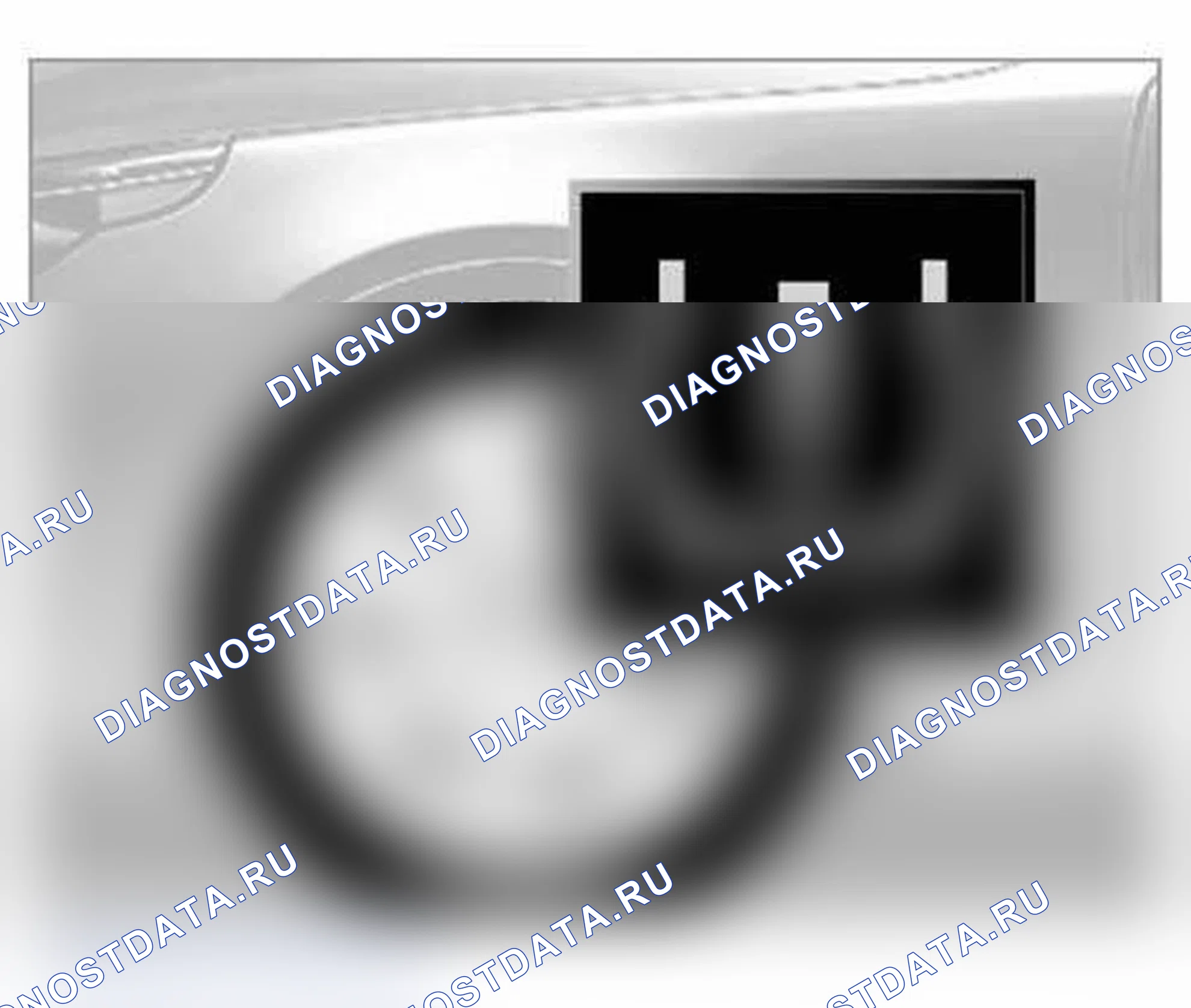 Рис. 26: Индикатор Runflat. BMW X5 M E70
