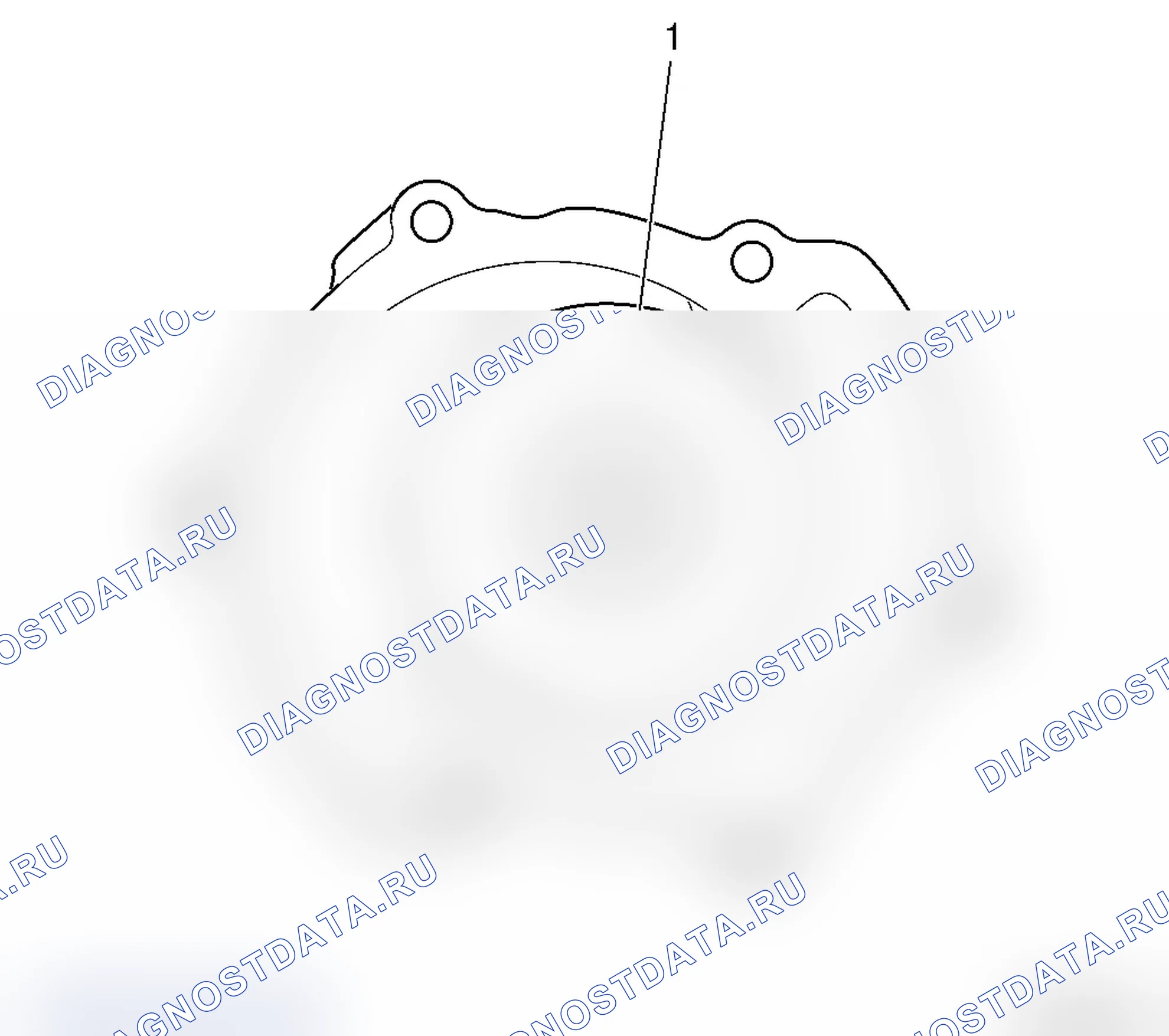 Насос охлаждающей жидкости - бензиновые двигатели V6 Z 28 NEL / Z 28 NET. Opel Vectra C