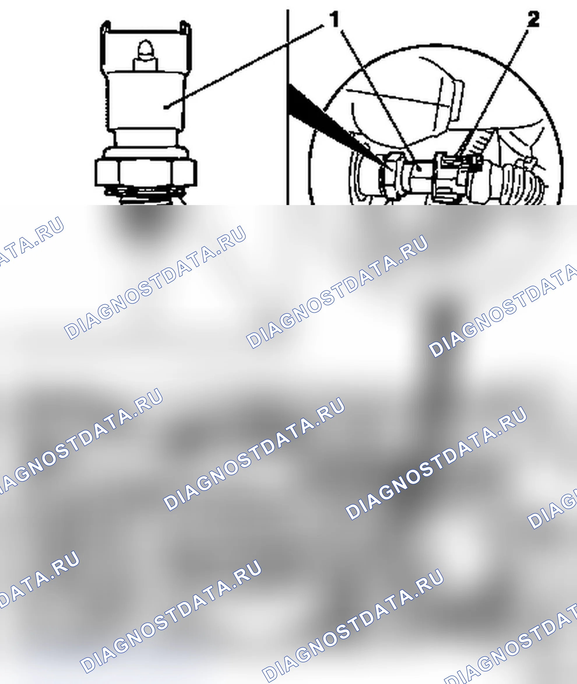 Монтаж и установка датчика температуры охлаждающей жидкости (Z 16 SE). Opel Astra G