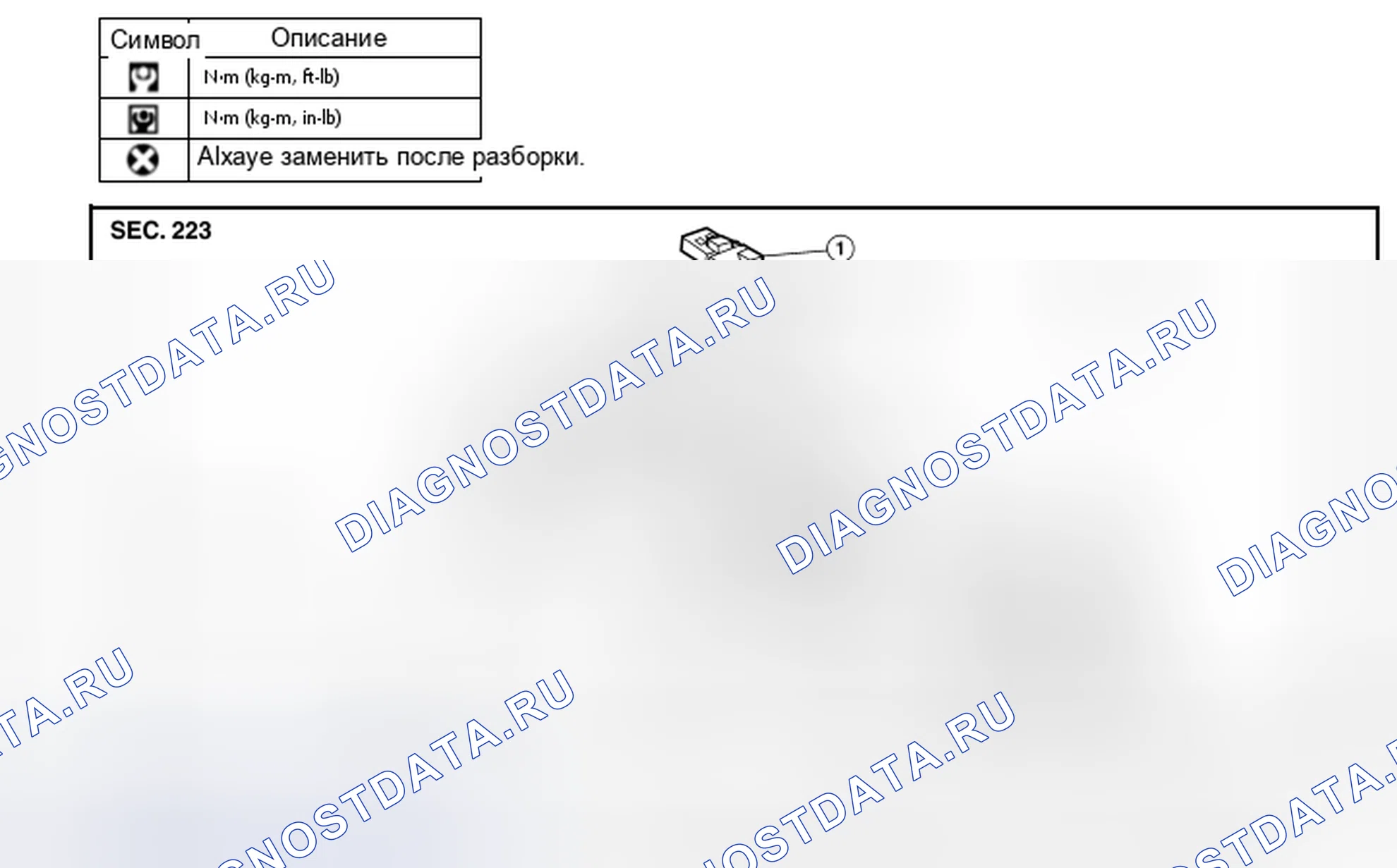 Рис. 22: Разнесенный вид. Nissan Altima L33